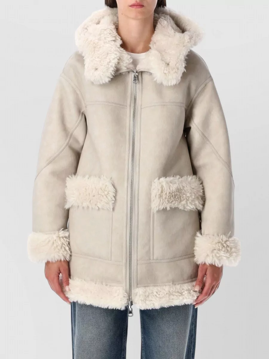 Urbancode Reversible Faux Fur Hooded Coat
