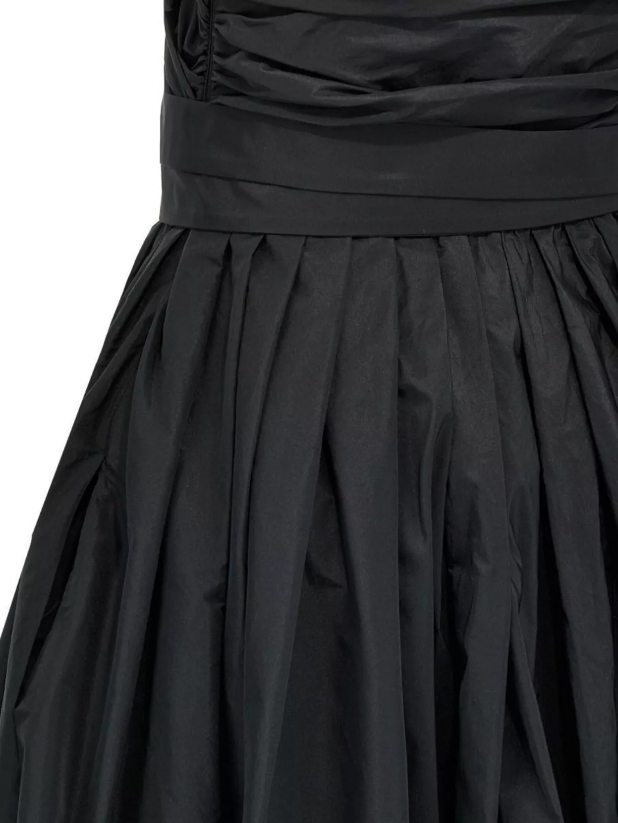 Pinko Parrot Bow Draped Floor-Length Pleated Dress