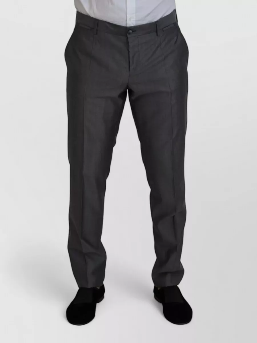 Dolce&Gabbana Silk Wool Slim-Fit Single-Breasted Three-Piece Suit
