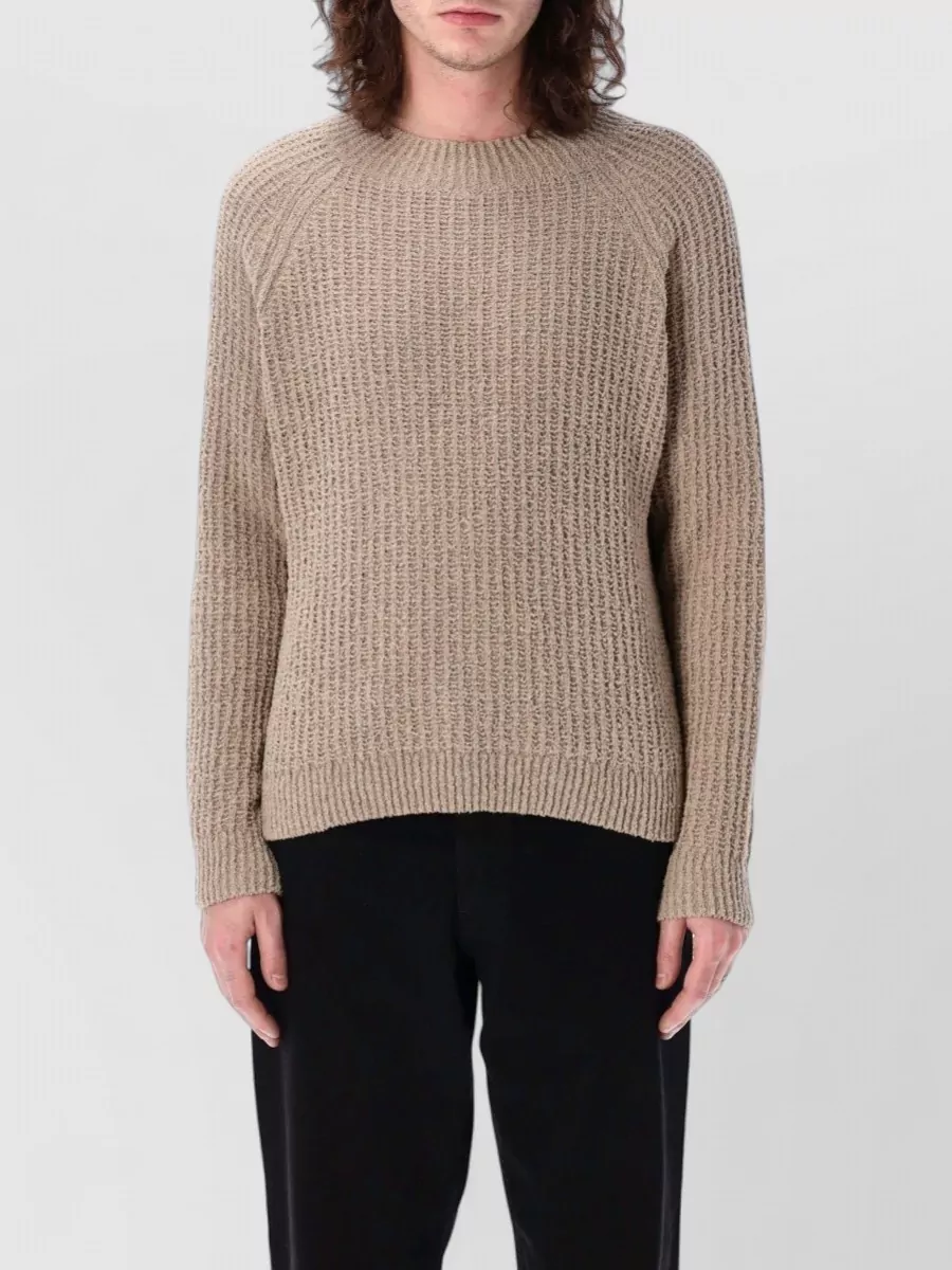 Sunflower Ribbed Organic Cotton Crewneck Jumper