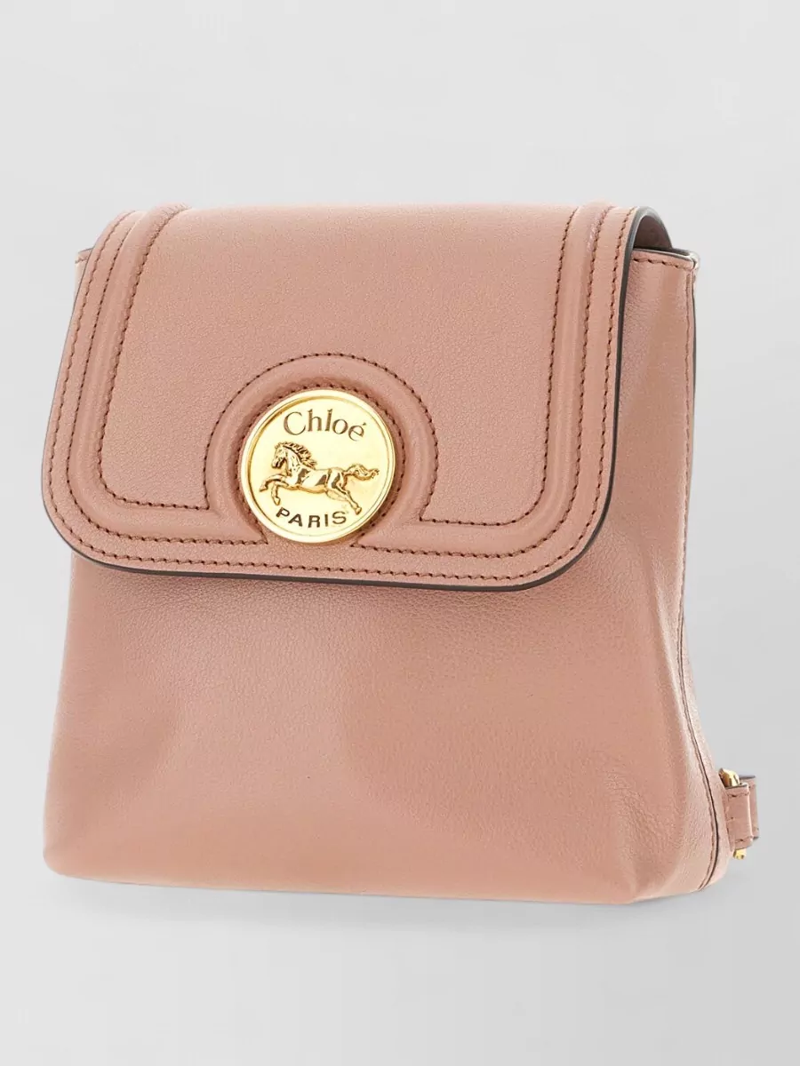 Chloé Horse Medal Mini Leather Backpack