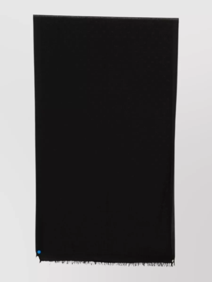 Emporio Armani fringed scarf