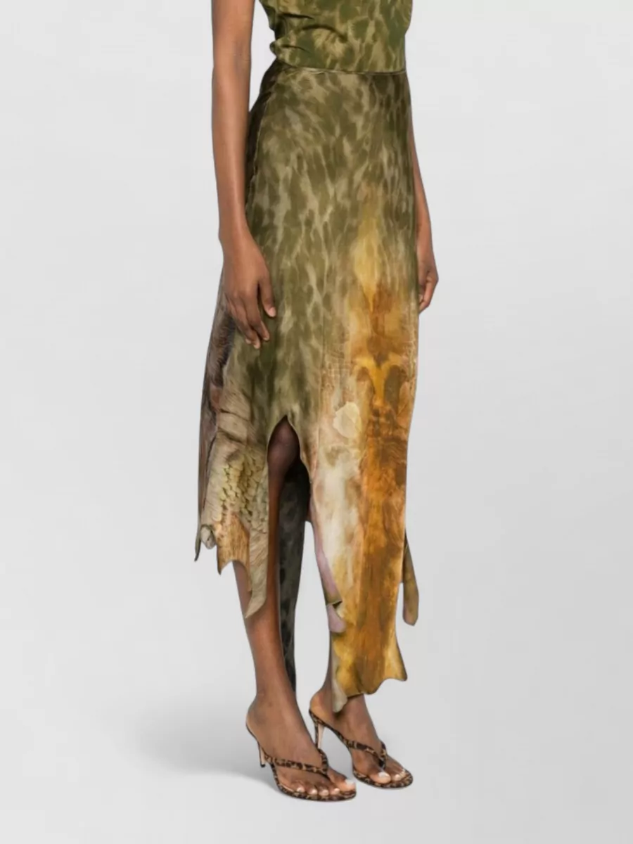 Diesel Asymmetric Midi Skirt