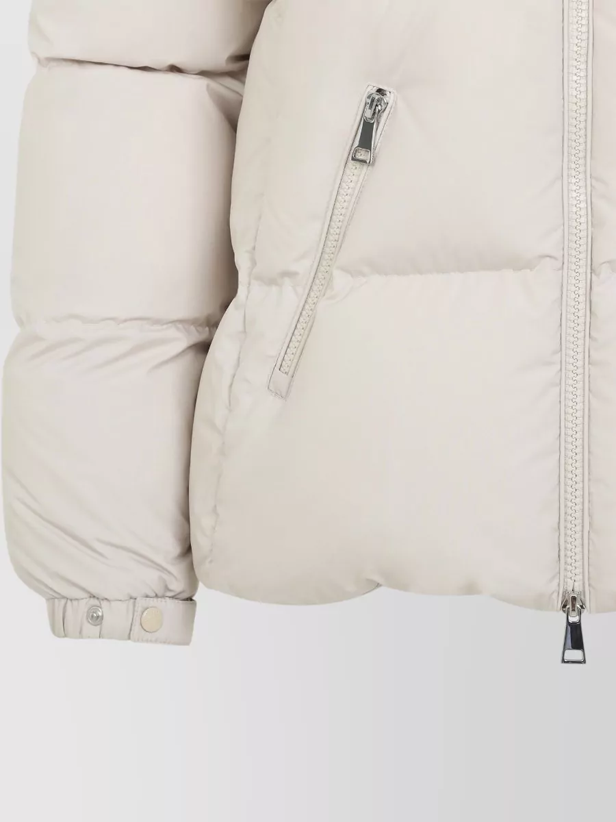 Moncler Down Hooded Short Puffer Jacket