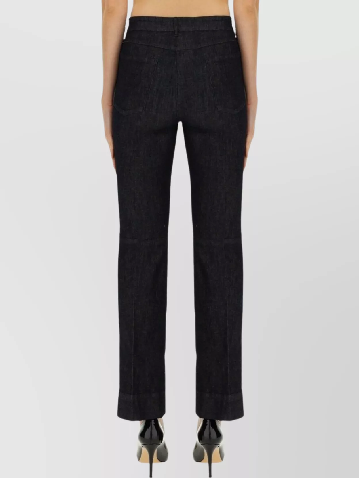 S Max Mara Nicola Trousers With Pockets And Cuffed Hem
