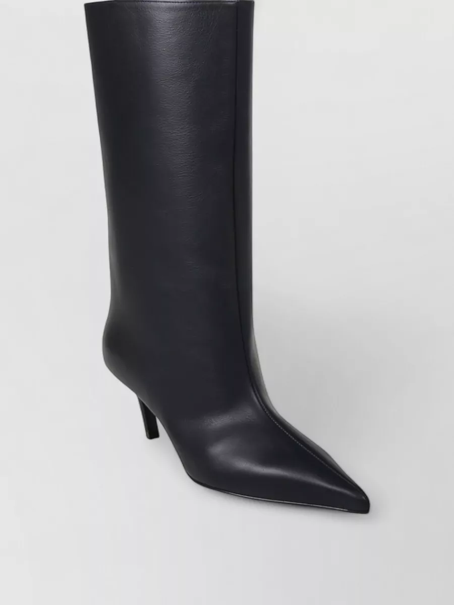 Amina Muaddi Fiona Knee Boot Pointed Toe 60
