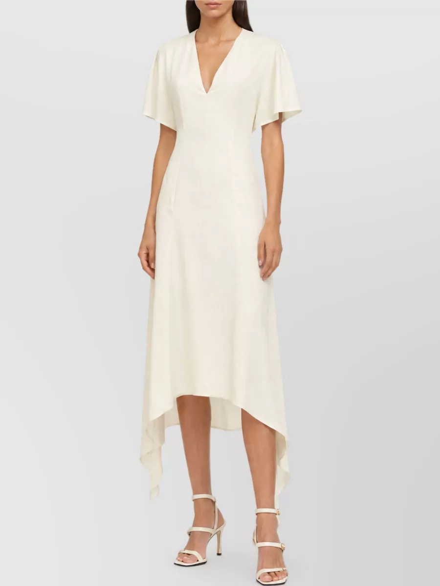 Stella Mccartney V-Neck Midi Dress