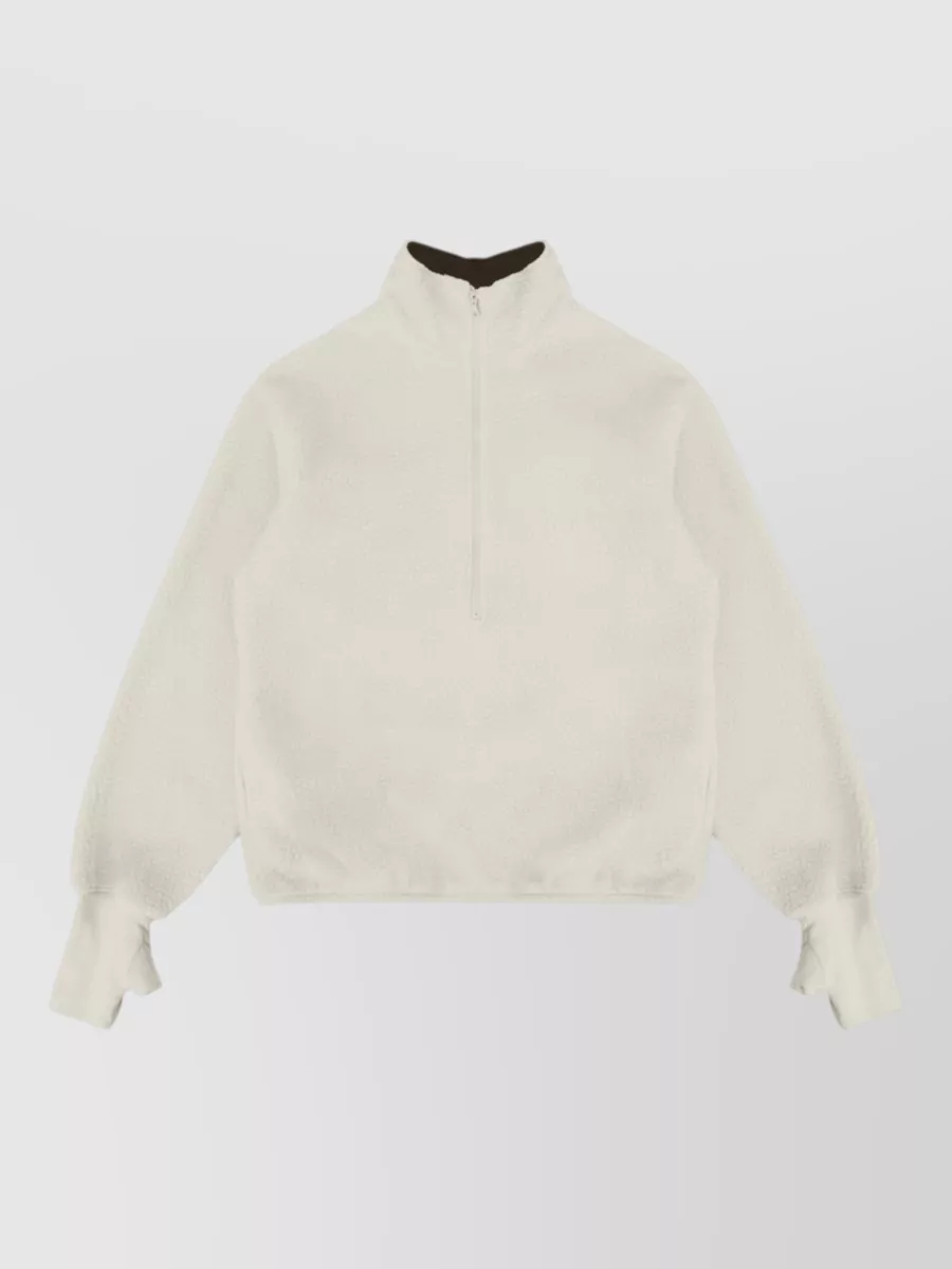 Entire Studios fleece 3/4 zip jacket