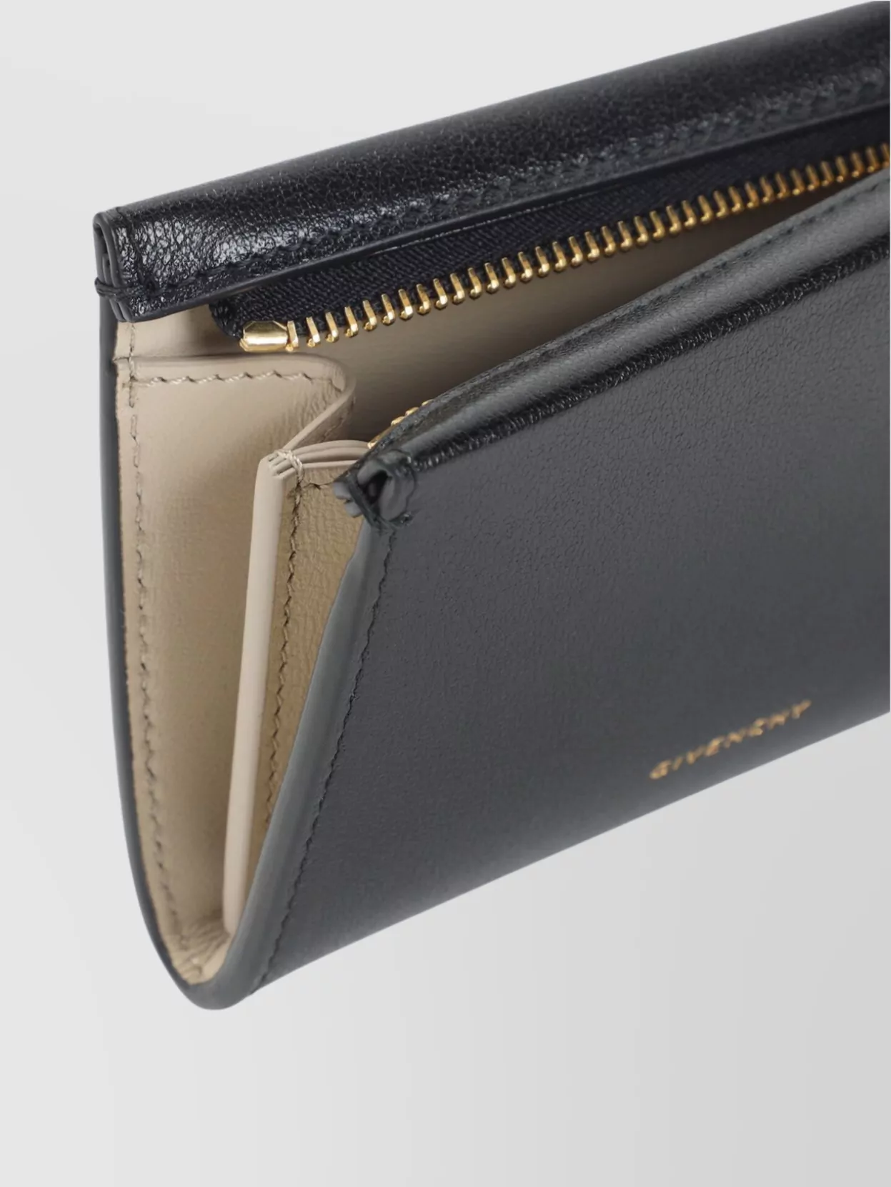 Givenchy Zipped Leather Credit Card Case