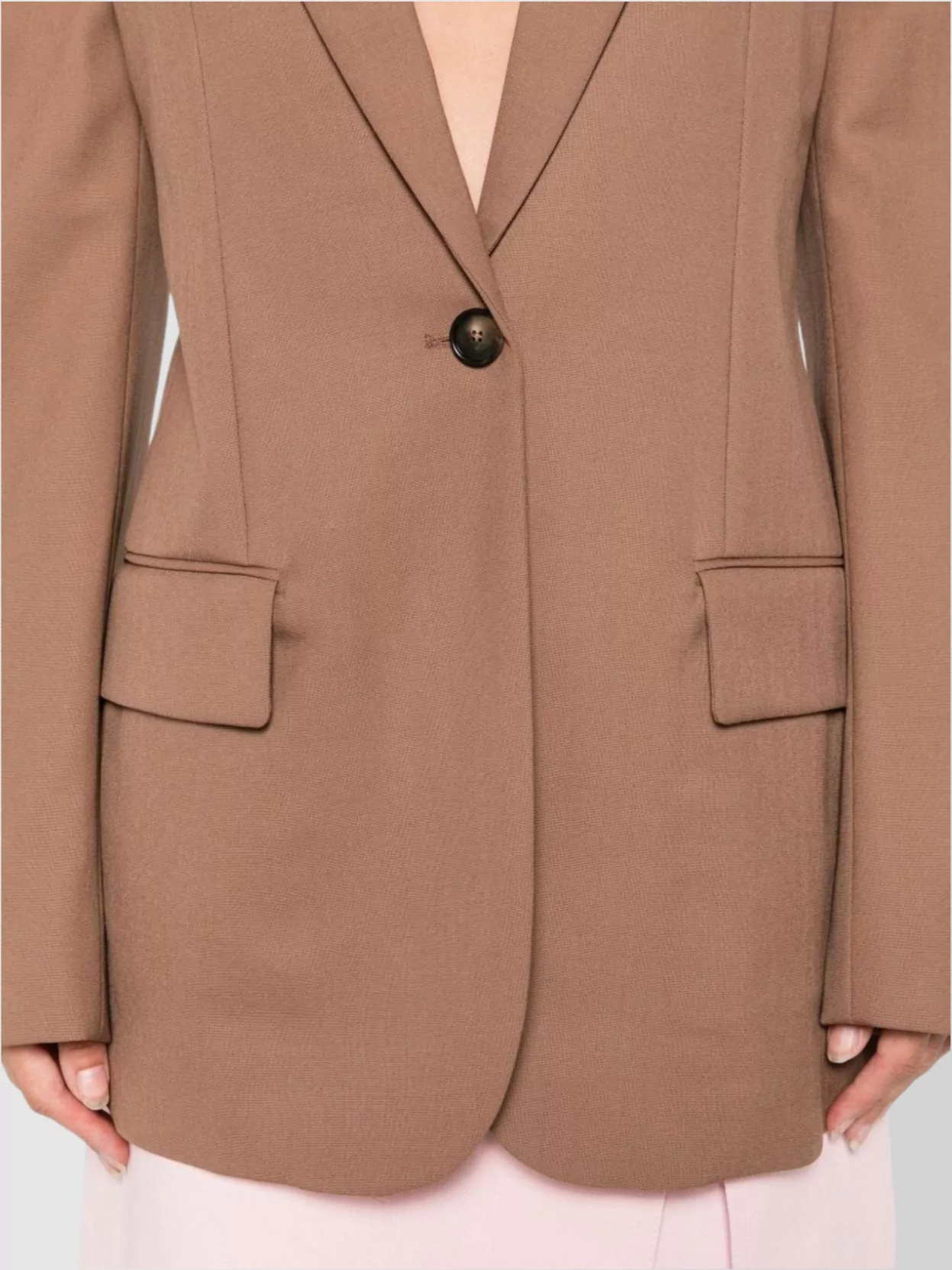 Stella Mccartney Flap Pocket Longline Jacket
