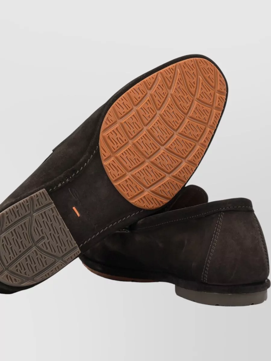 Santoni Leather Loafers