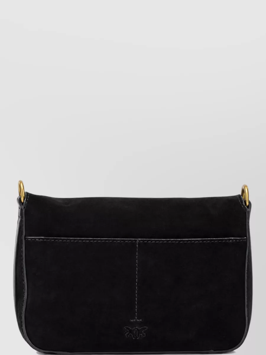 Pinko Love Bag Leather Clutch Bag