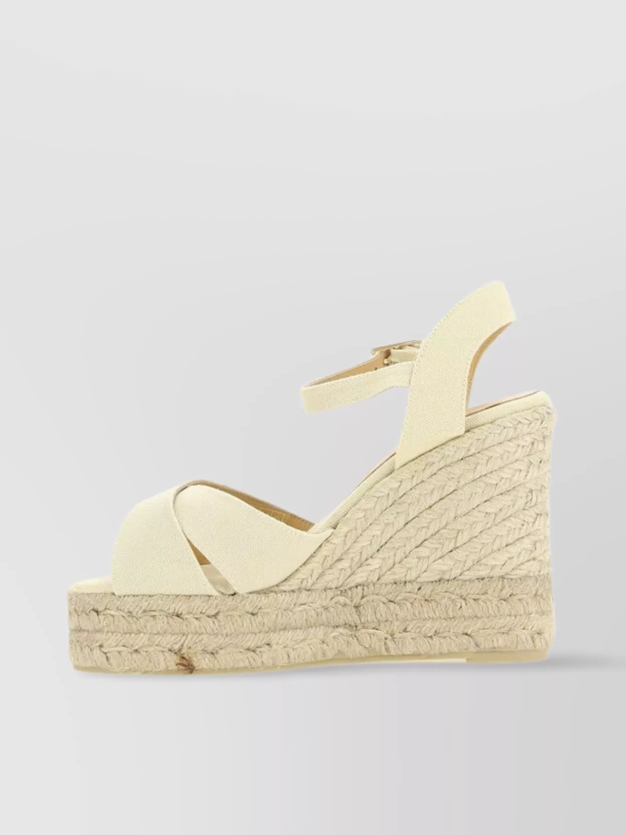Shop Castaã±er Jute Platform Wedge Sandals