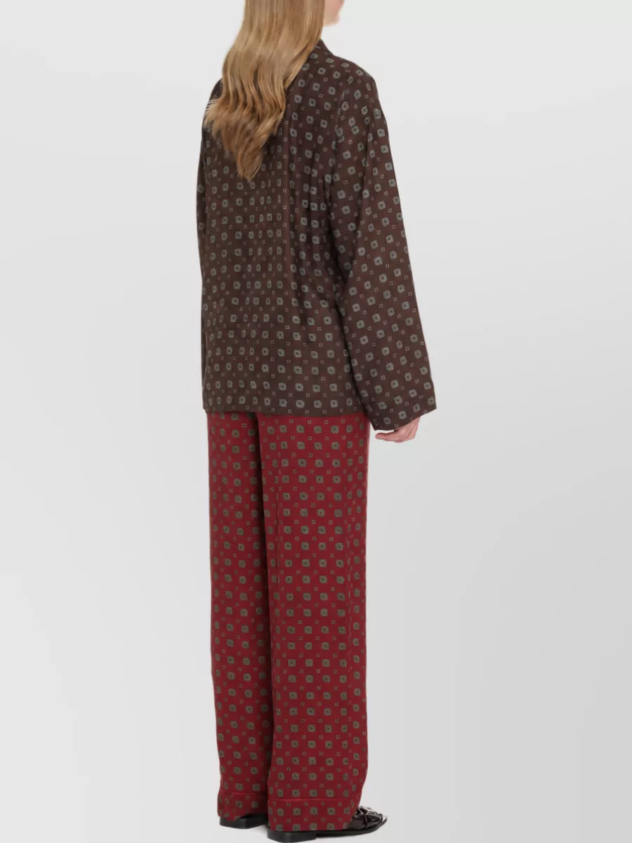 Moschino Silk Printed Pyjama Trousers