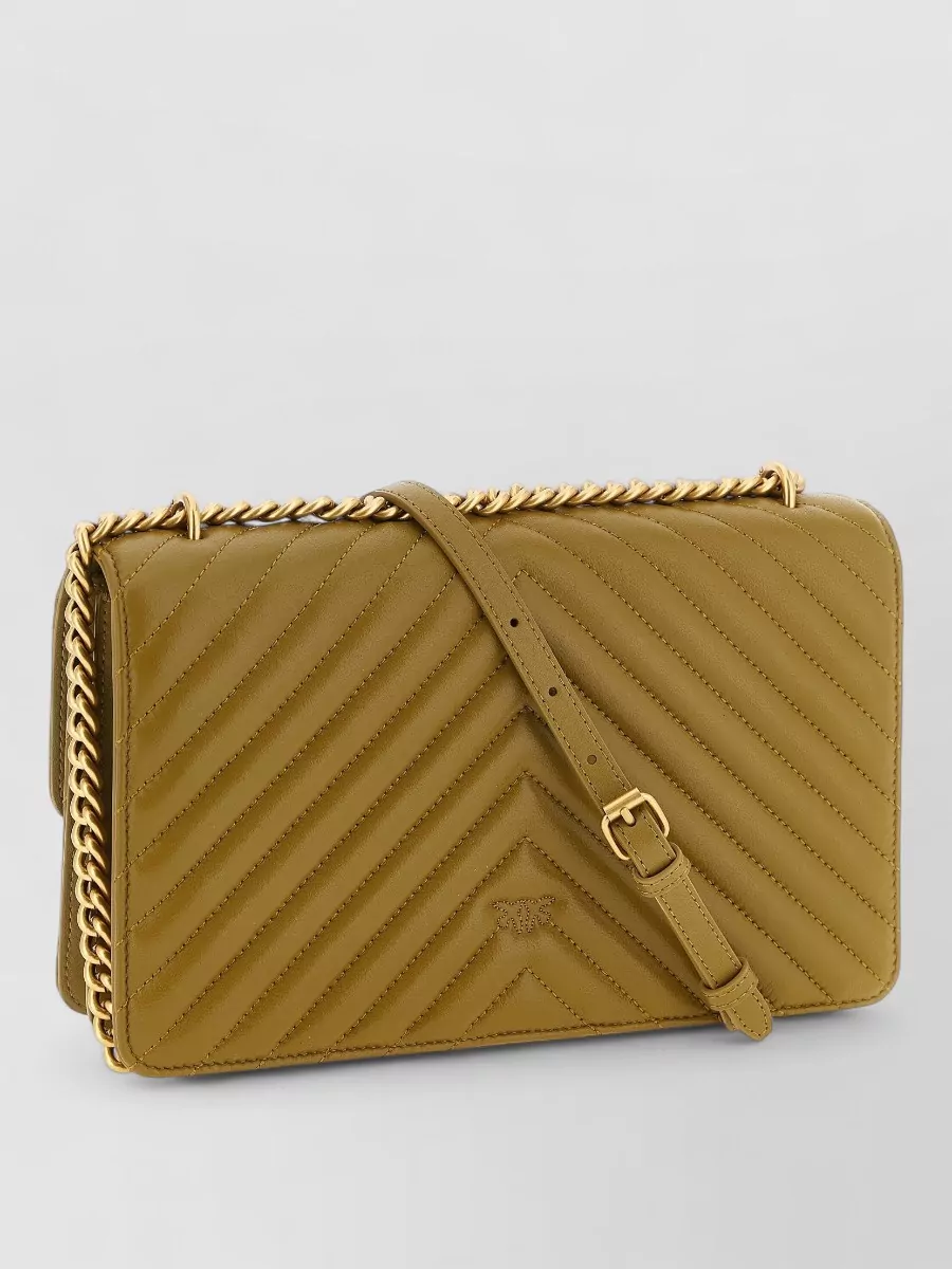 Pinko Love Bag One Leather Quilted Shoulder Bag