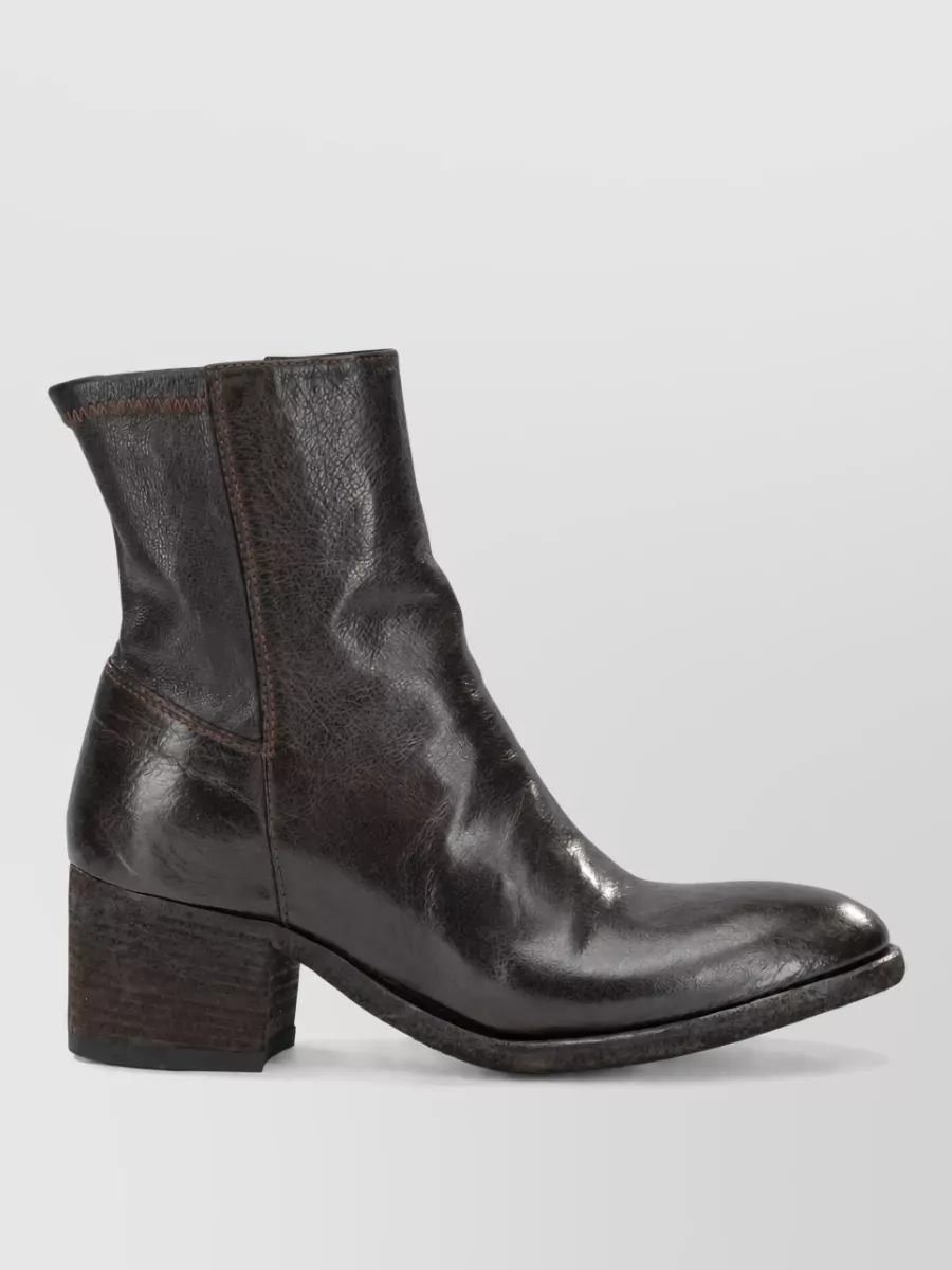 Officine Creative Leather Ankle Boots