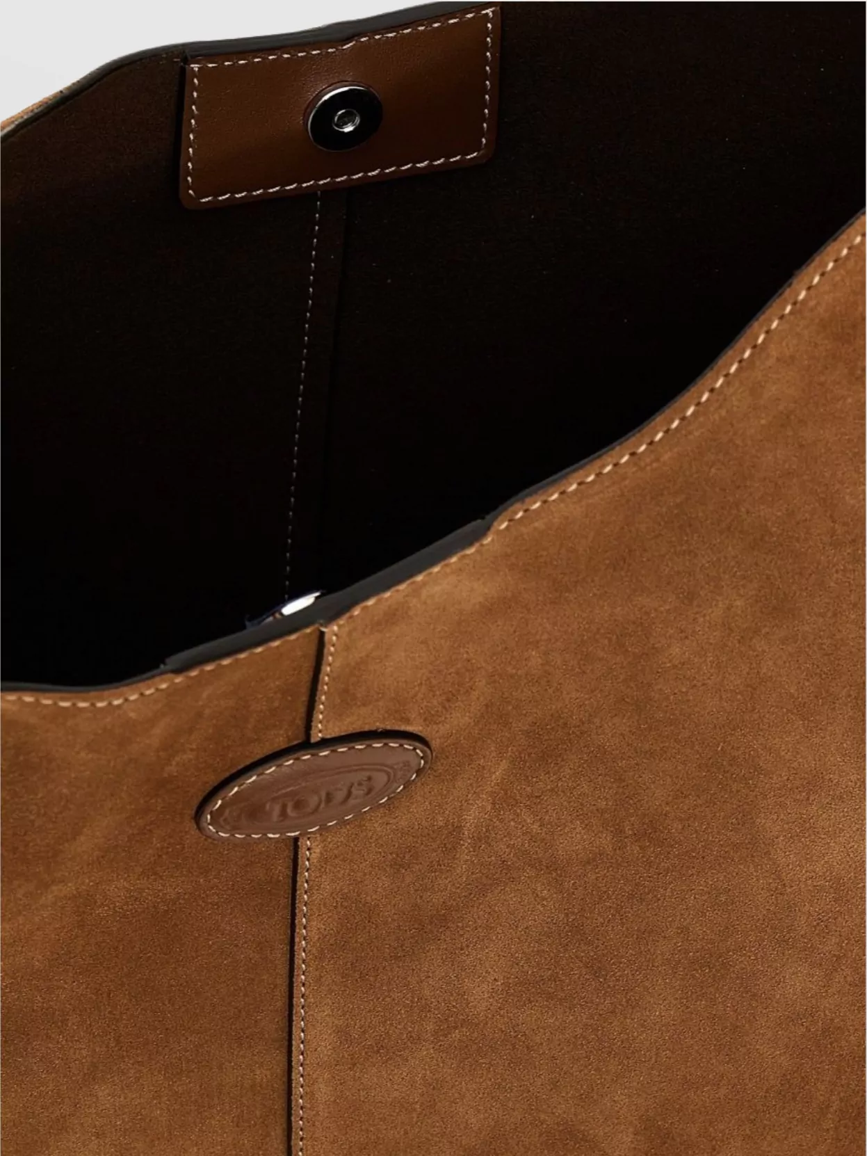 Tod's Suede Finish Top Handle Shoulder Bag