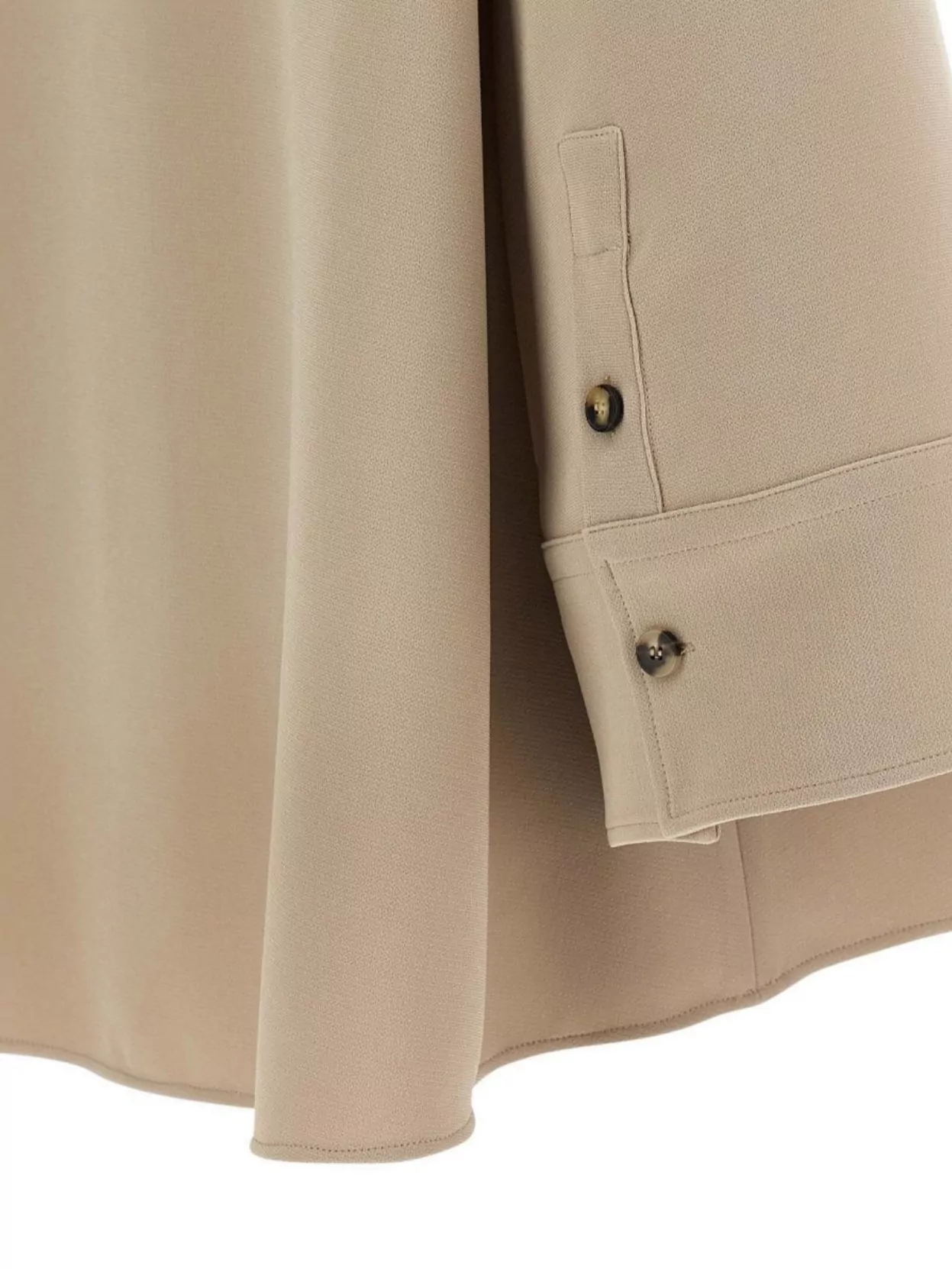 Alberto Biani Three Quarter Sleeve Relaxed Fit Shirt