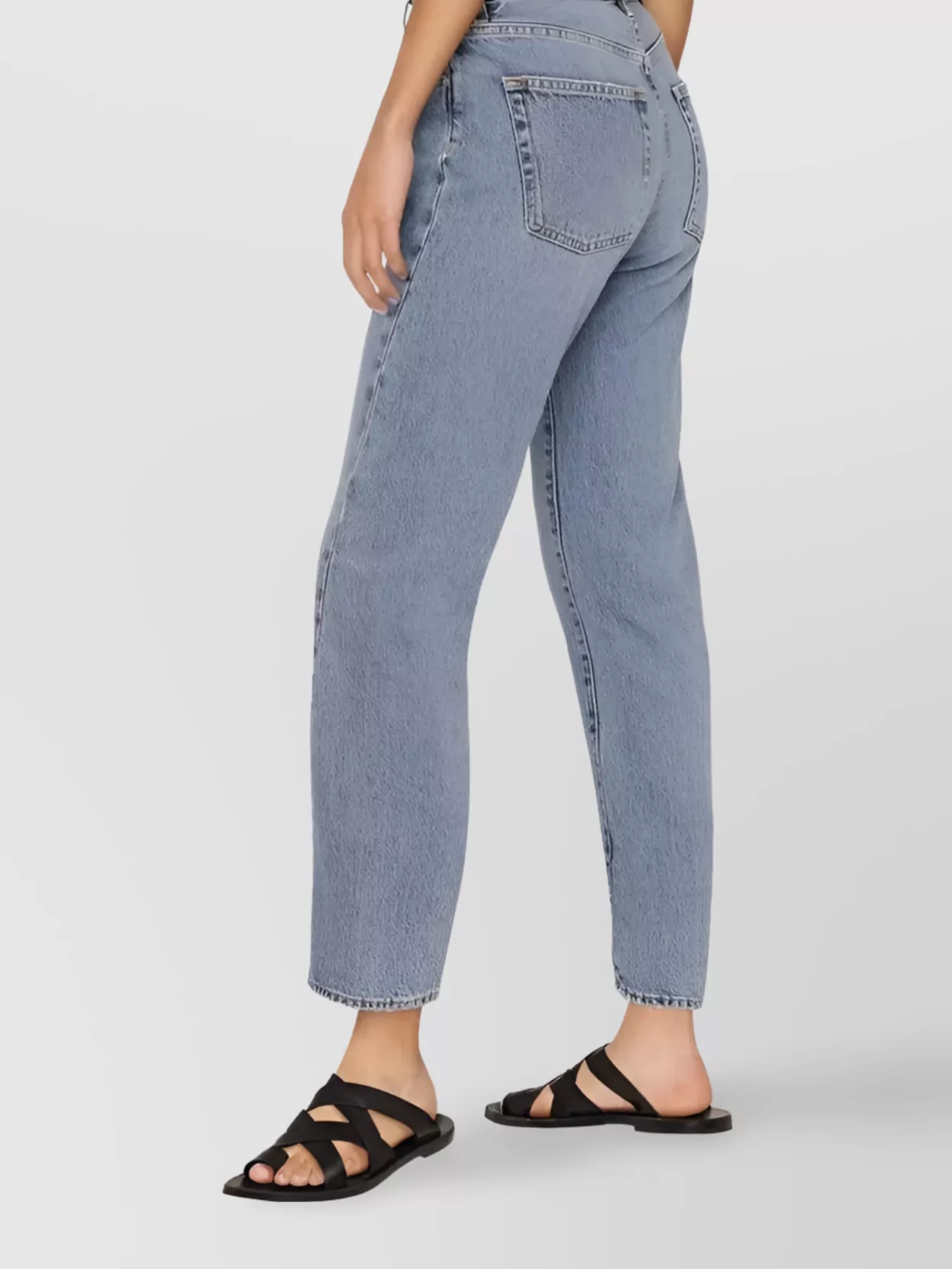 TOTÊME DENIM TWISTED SEAM TROUSERS
