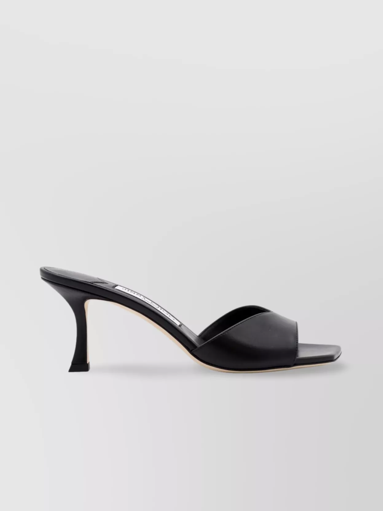 Jimmy Choo Women Skye 70 Leather Heel Sandals In Black