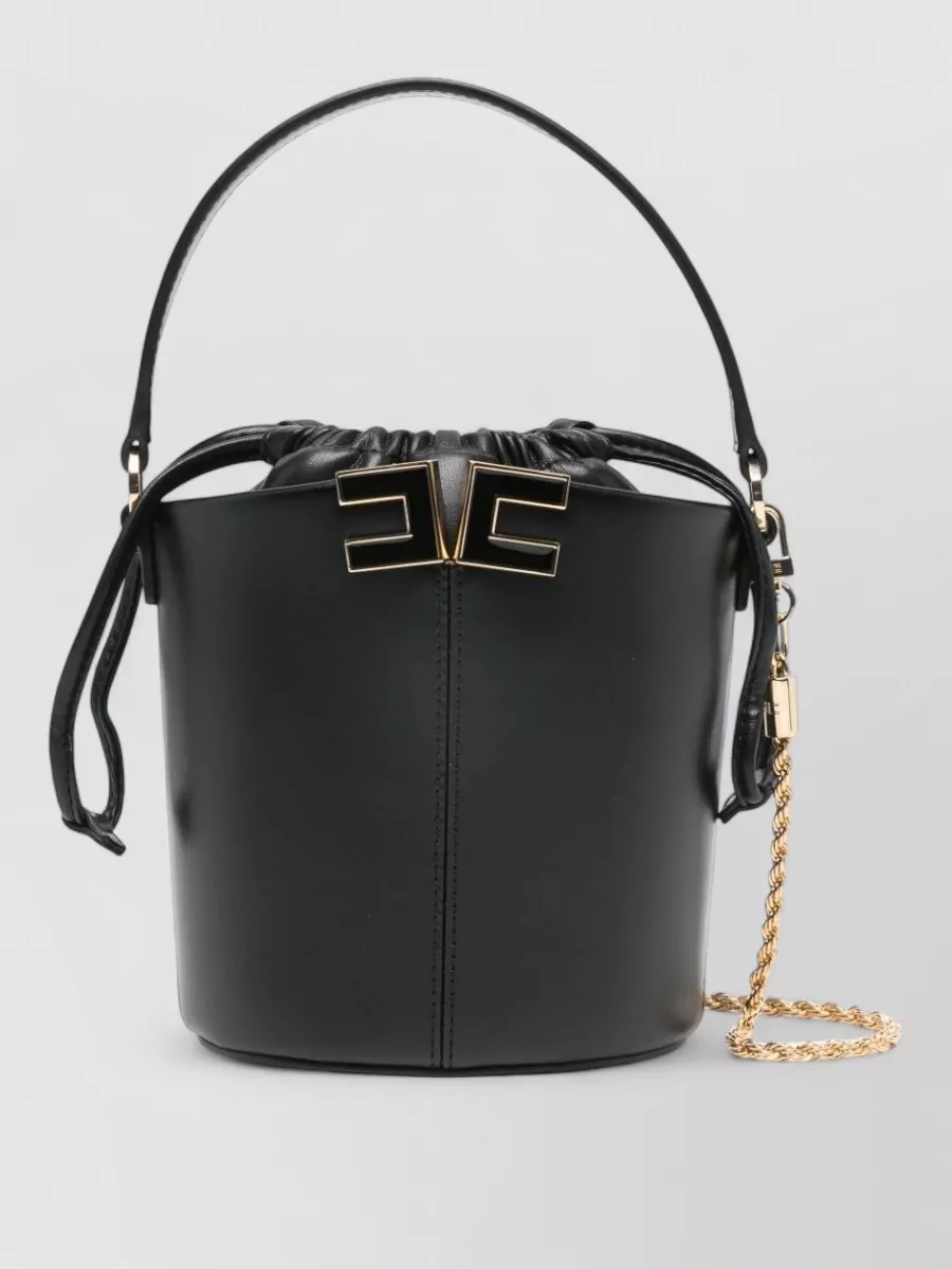 Elisabetta Franchi Logo Bucket Bag