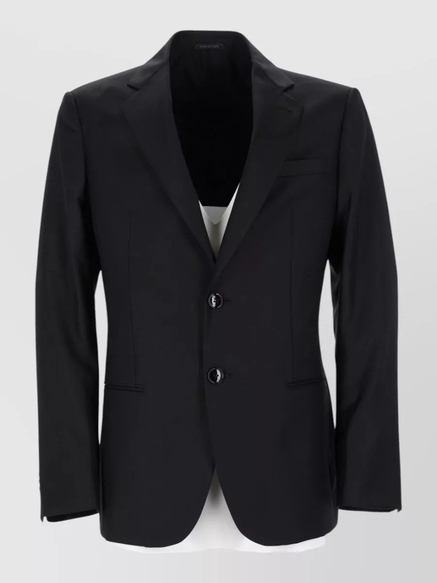 Giorgio Armani cashmere single-breasted coat
