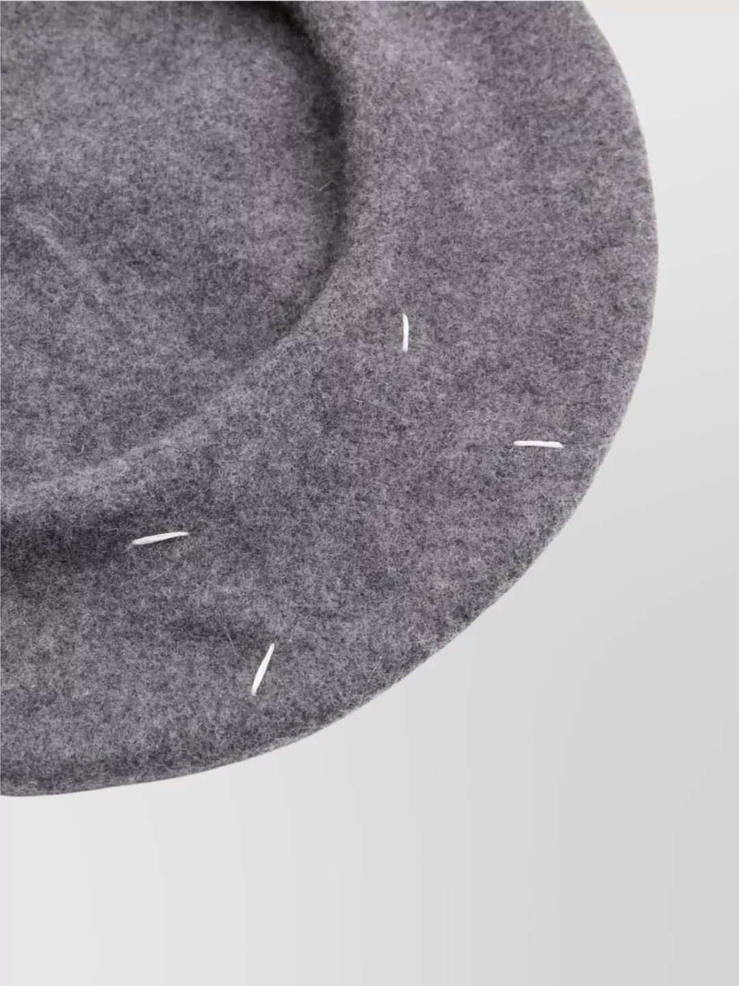Maison Margiela Wool Beret With Four Stitch Logo