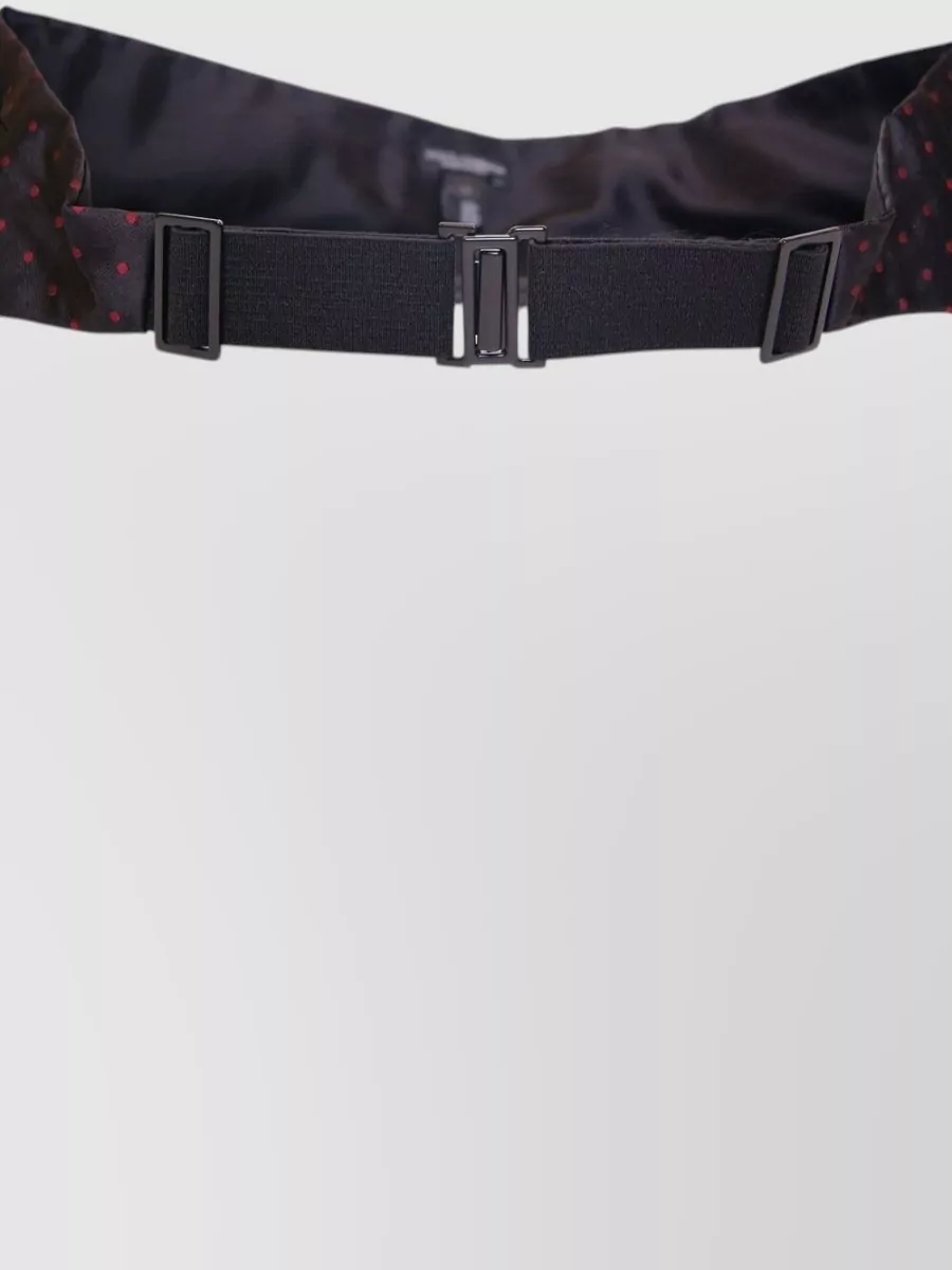 Dolce&Gabbana Silk Polka Dot Cummerbund