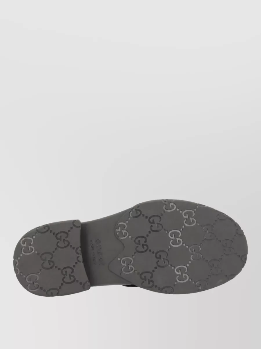 Gucci Leather Monk Shoes