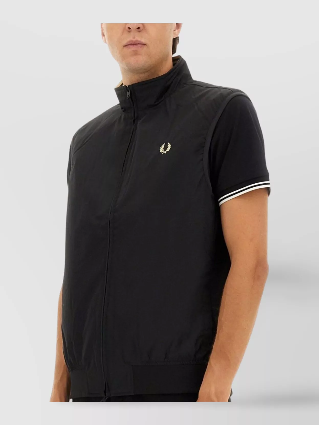 Fred Perry Short Sleeve Ribbed Hem T-Shirt