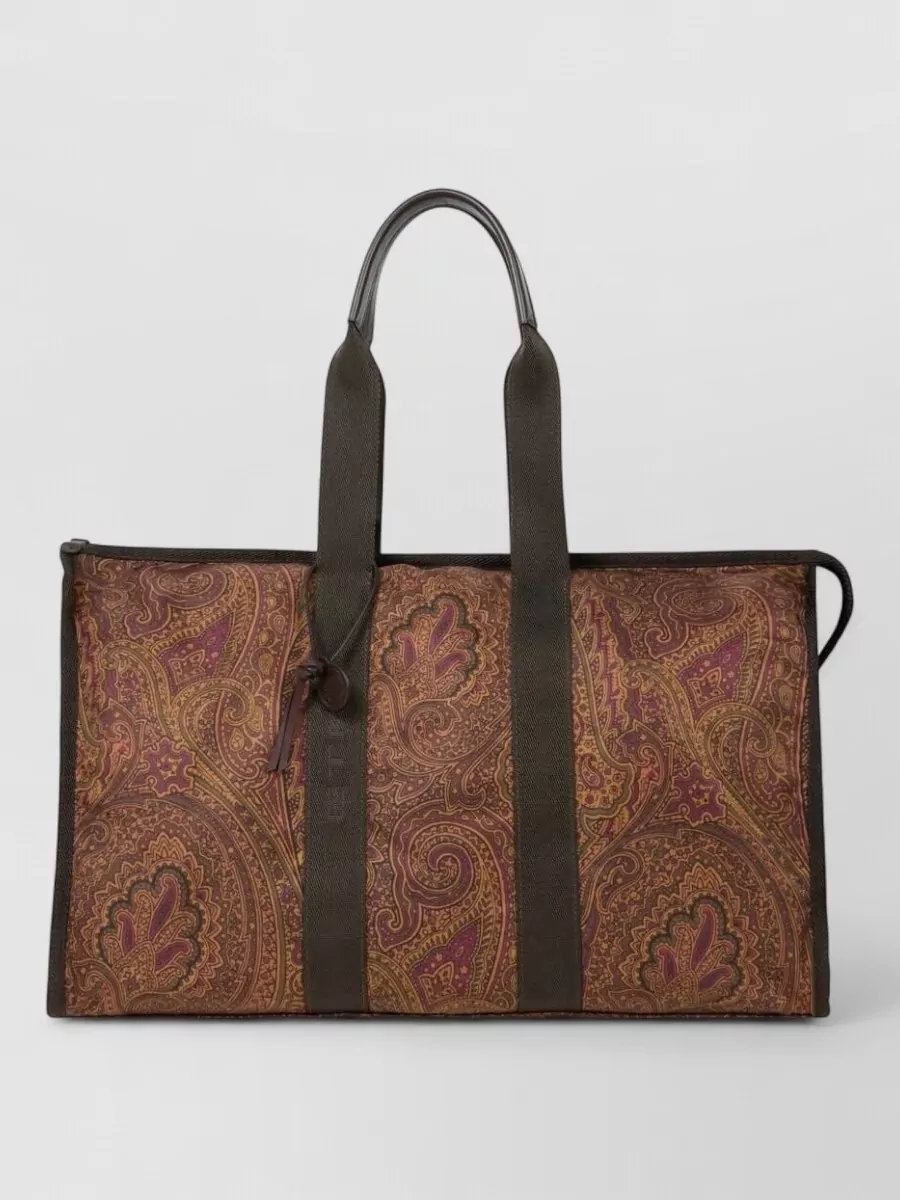 Etro nylon travel bag