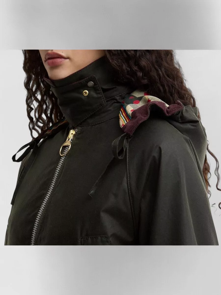 Barbour Waxed Cotton Fitted Jacket