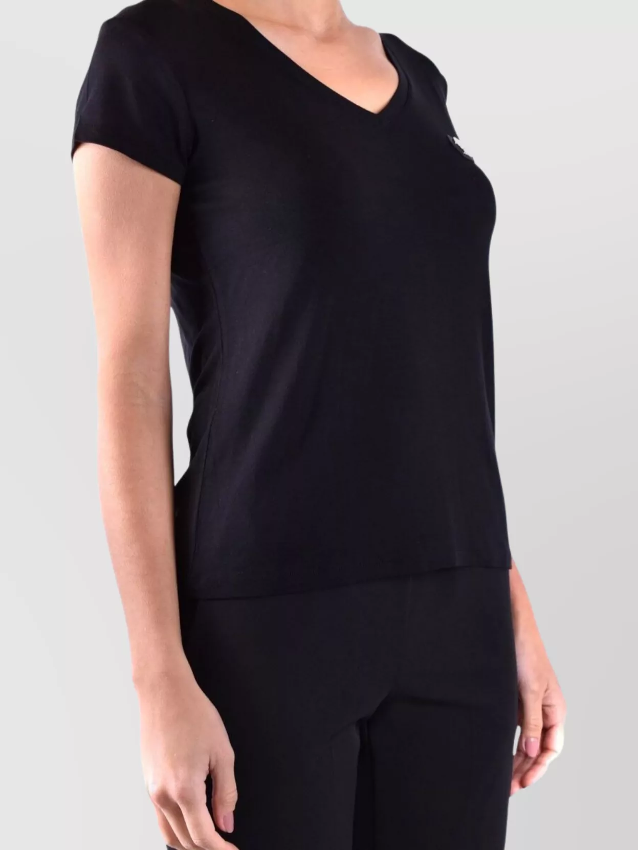 Philipp Plein V-Neckline Short Sleeves Plain Design