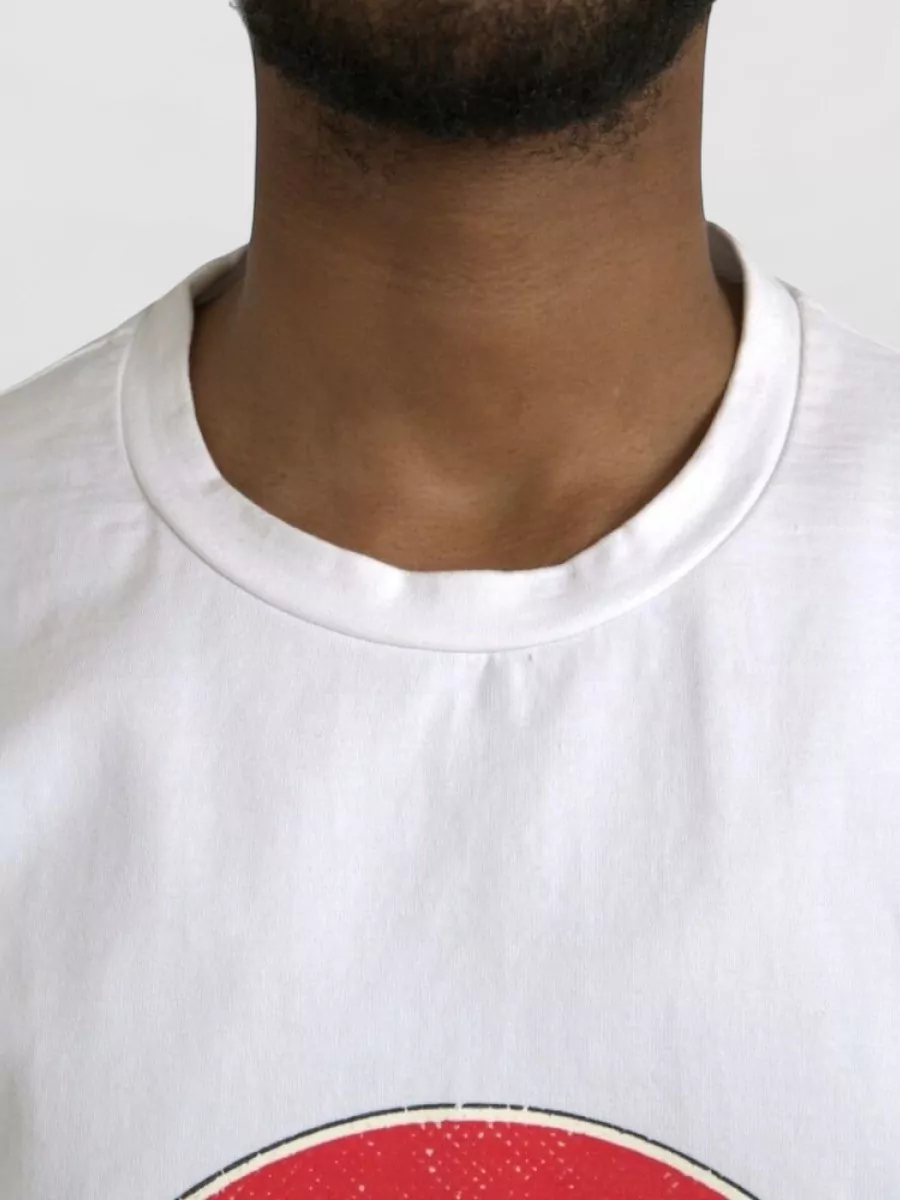 Dolce&Gabbana Cotton Printed Crewneck Short Sleeve T-Shirt