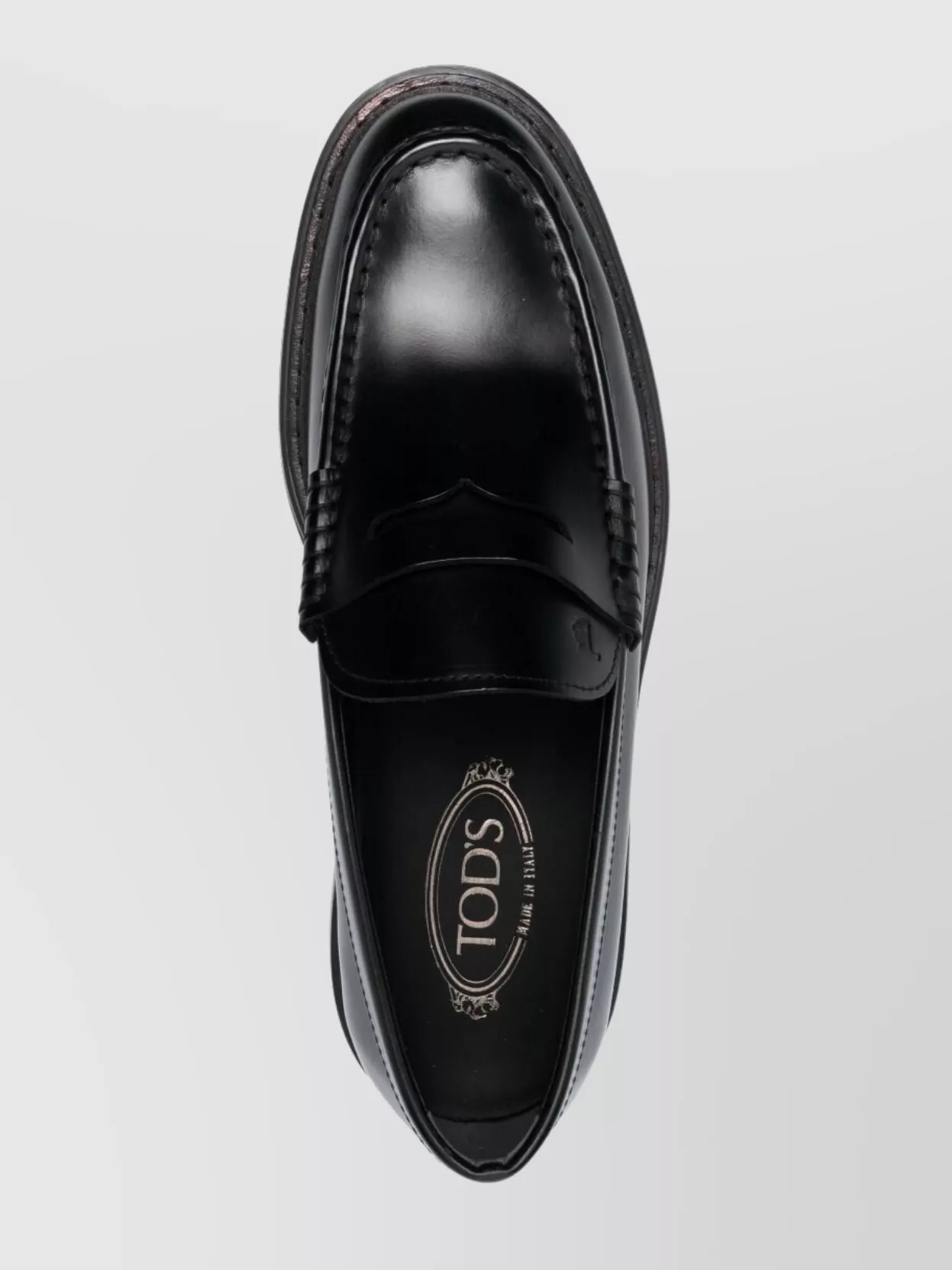 Tod's Lightweight Loafers With Round Toe And Penny Strap