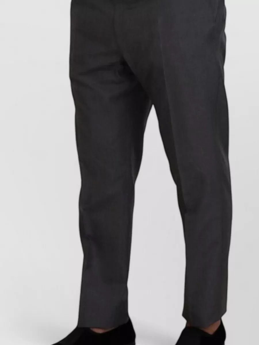 Dolce&Gabbana Silk Slim-Fit Tailored Trousers