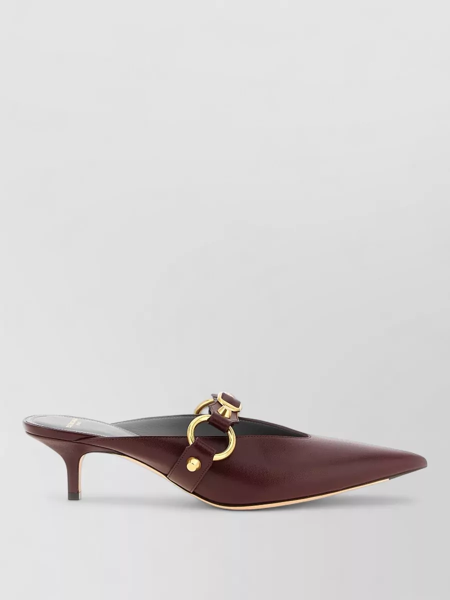 Balenciaga Leather City Mules
