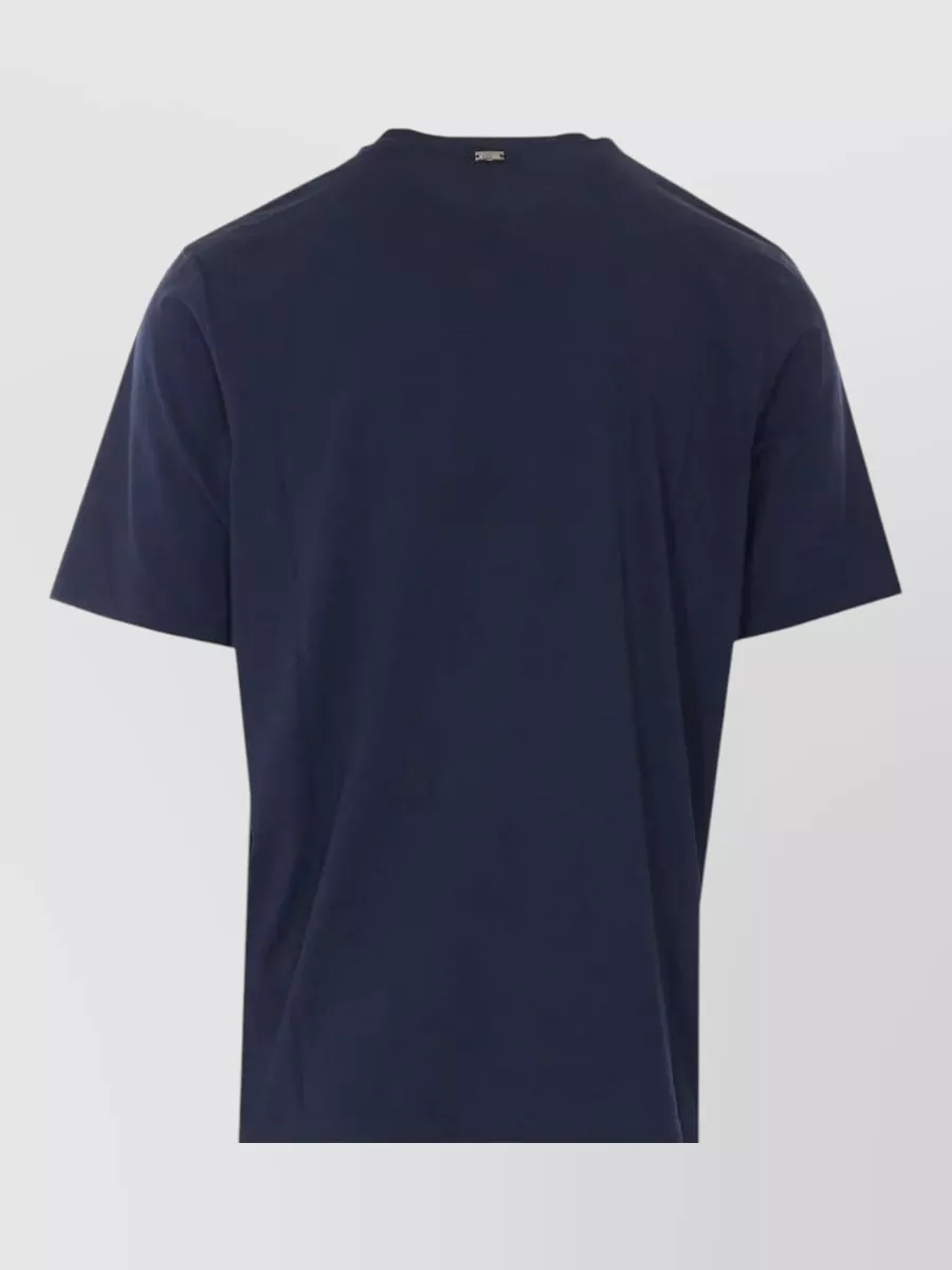 Herno Embroidered Logo Cotton T-Shirt