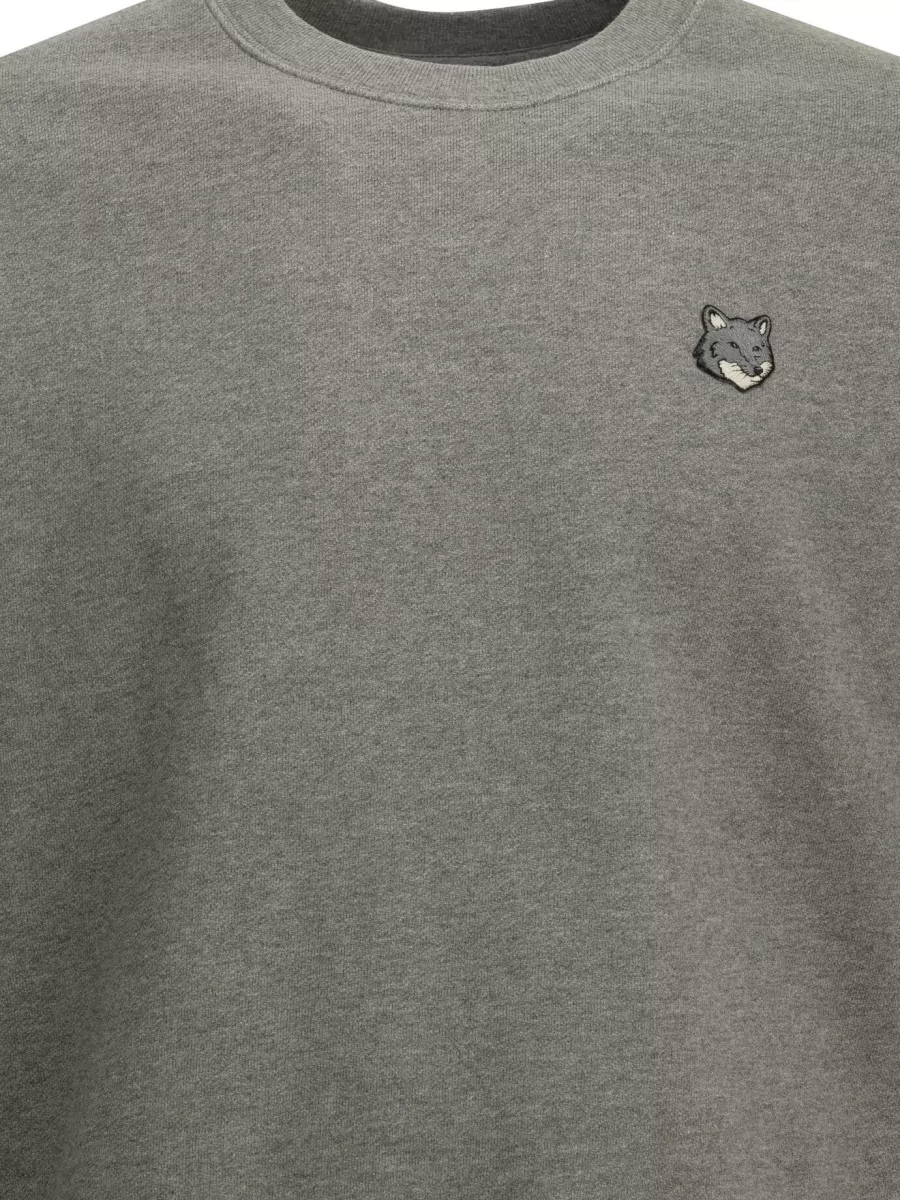 Maison Kitsuné Organic Cotton Crew Neck Sweatshirt
