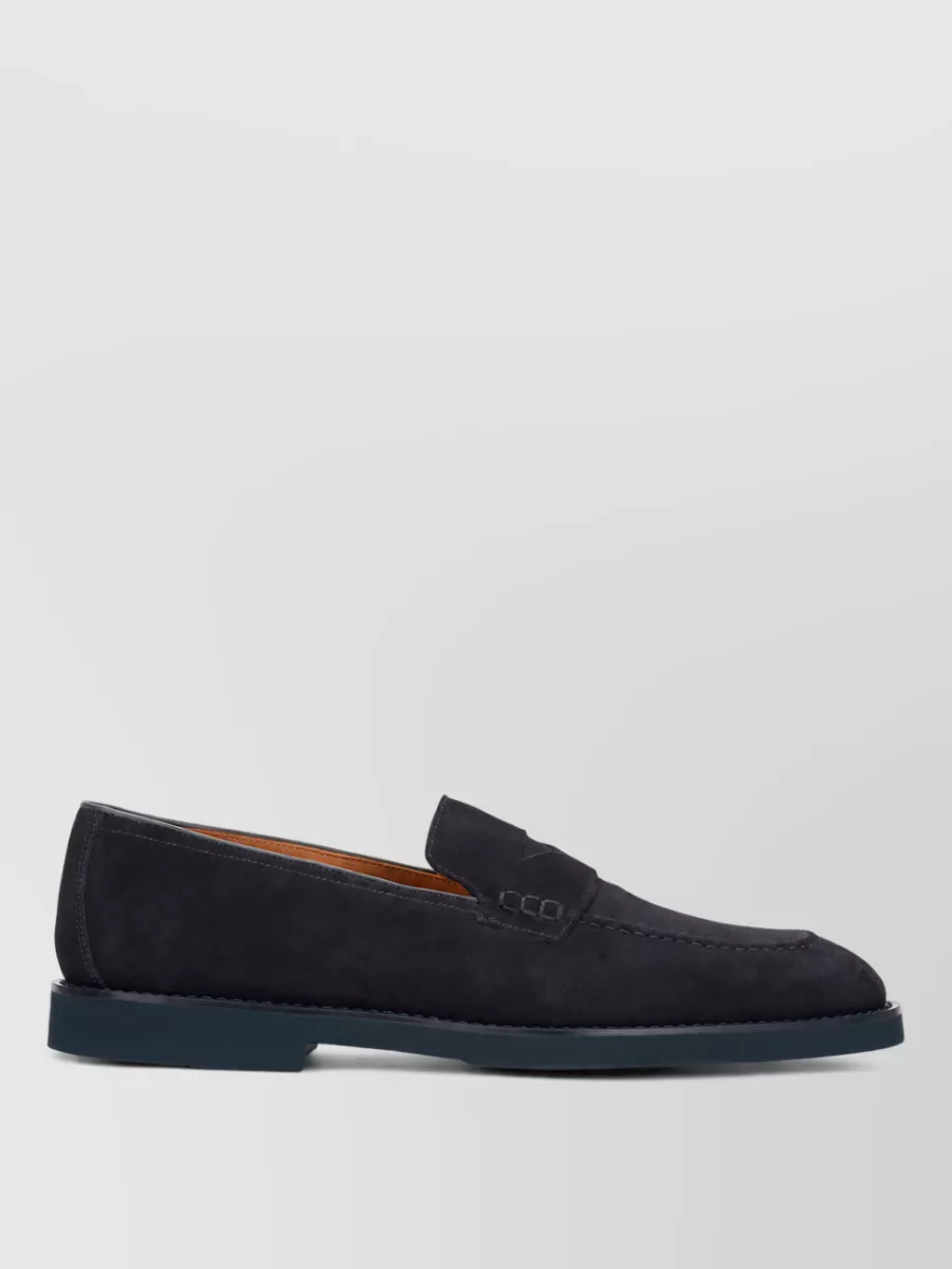 Doucal's Suede Monk Shoes