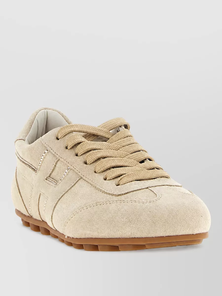 Hogan leather lace-up sneakers