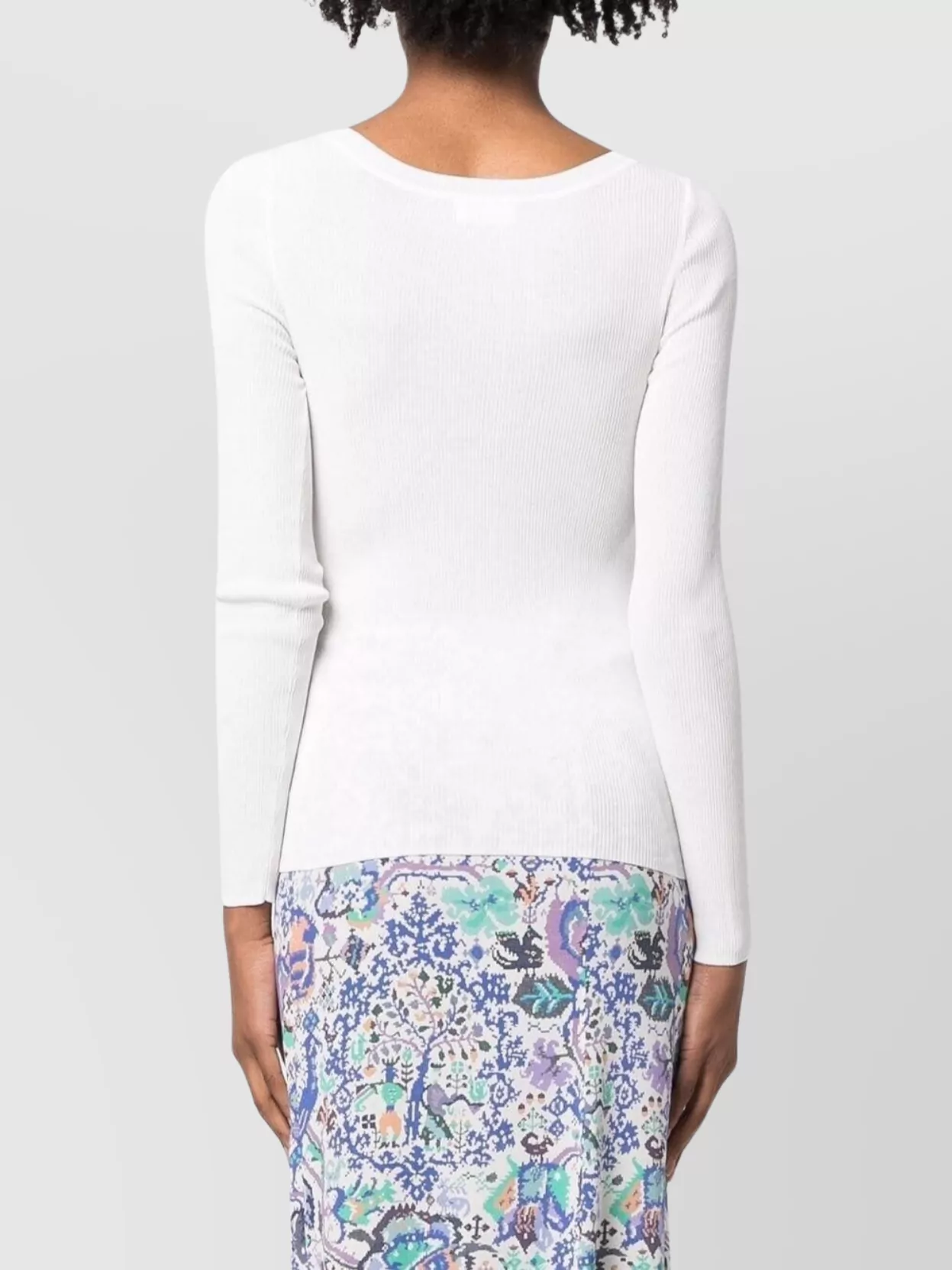 P.a.r.o.s.h V-neck Ribbed Knit Jumper