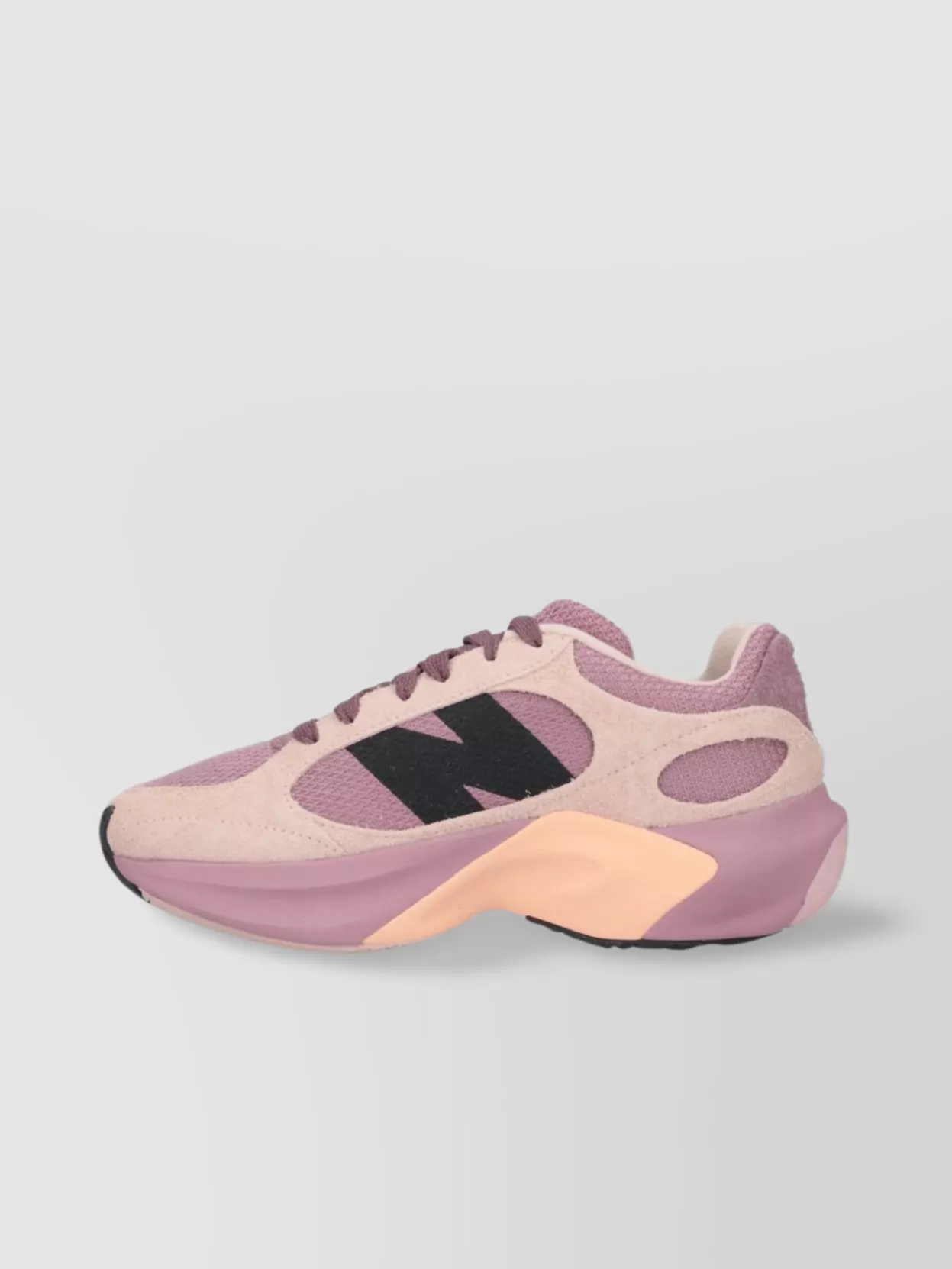 New Balance Low Top Sneakers With Rubber Outsole And Textured Panels In Pink