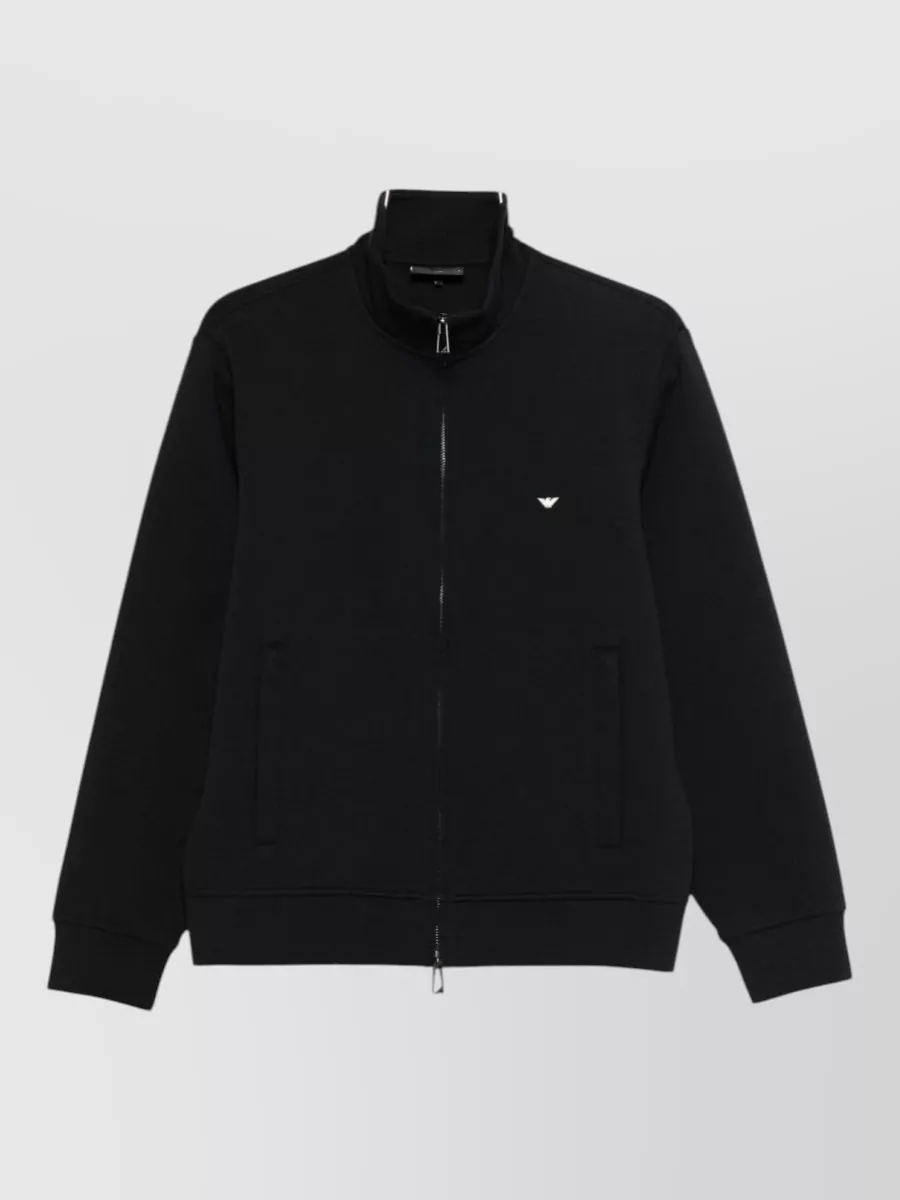 Emporio Armani Logo zip-up sweatshirt
