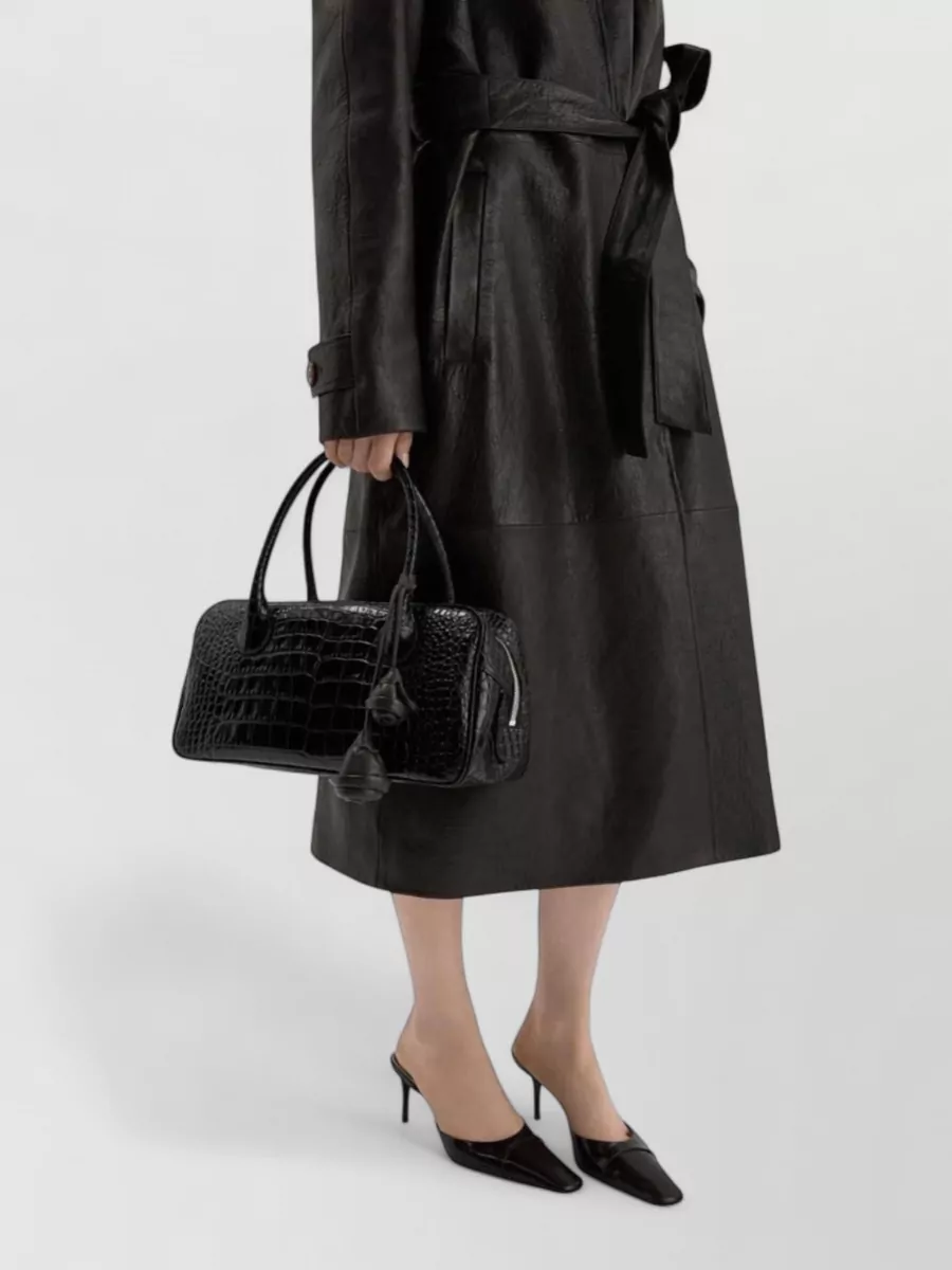 Magda Butrym Brigitte Bag Regular Leather Croco