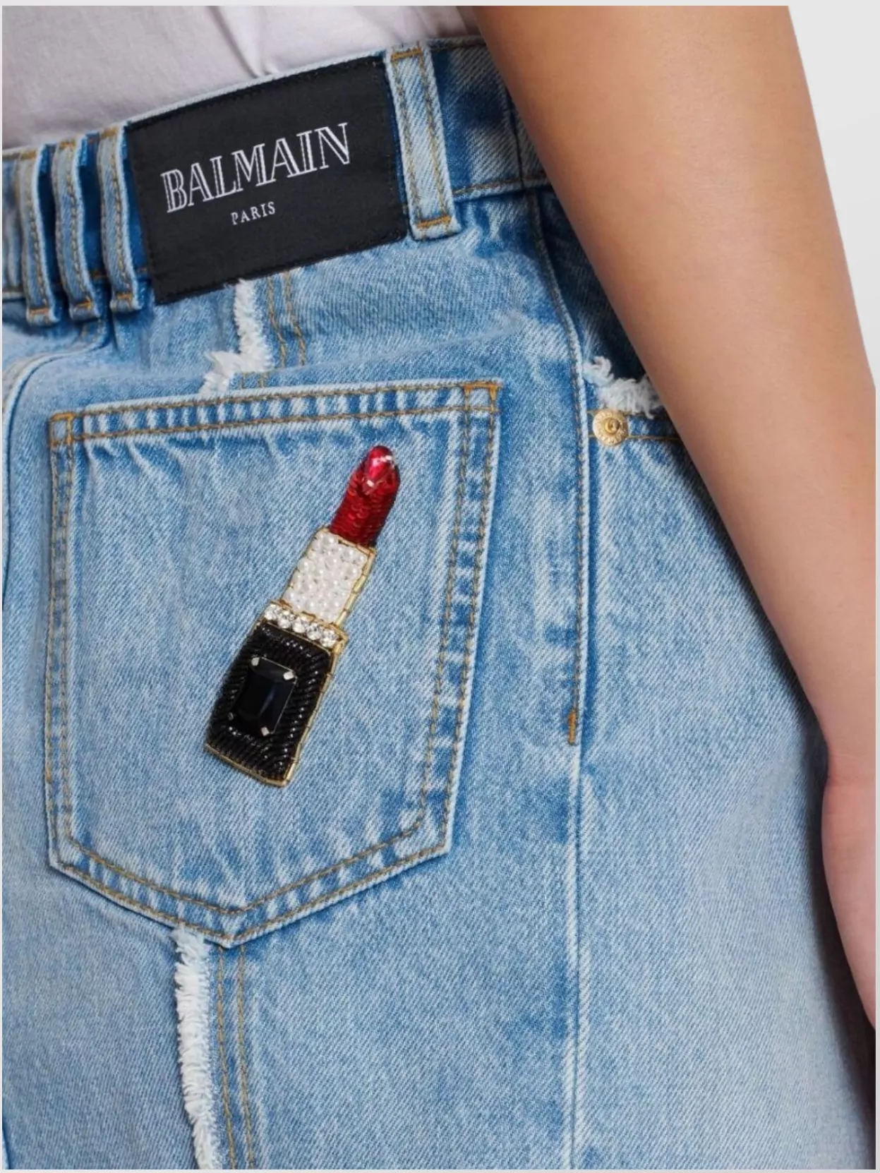 Balmain Knee Length And Midi Skirt With Back Pocket