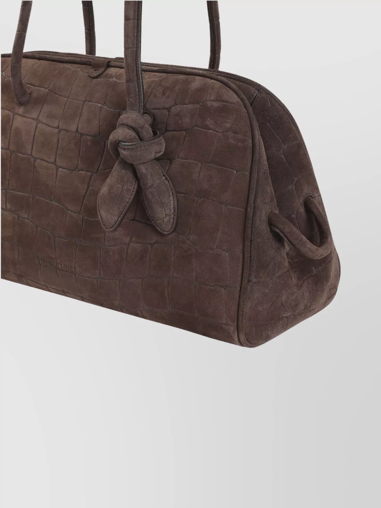 Jacquemus Structured Suede Leather Shoulder Bag