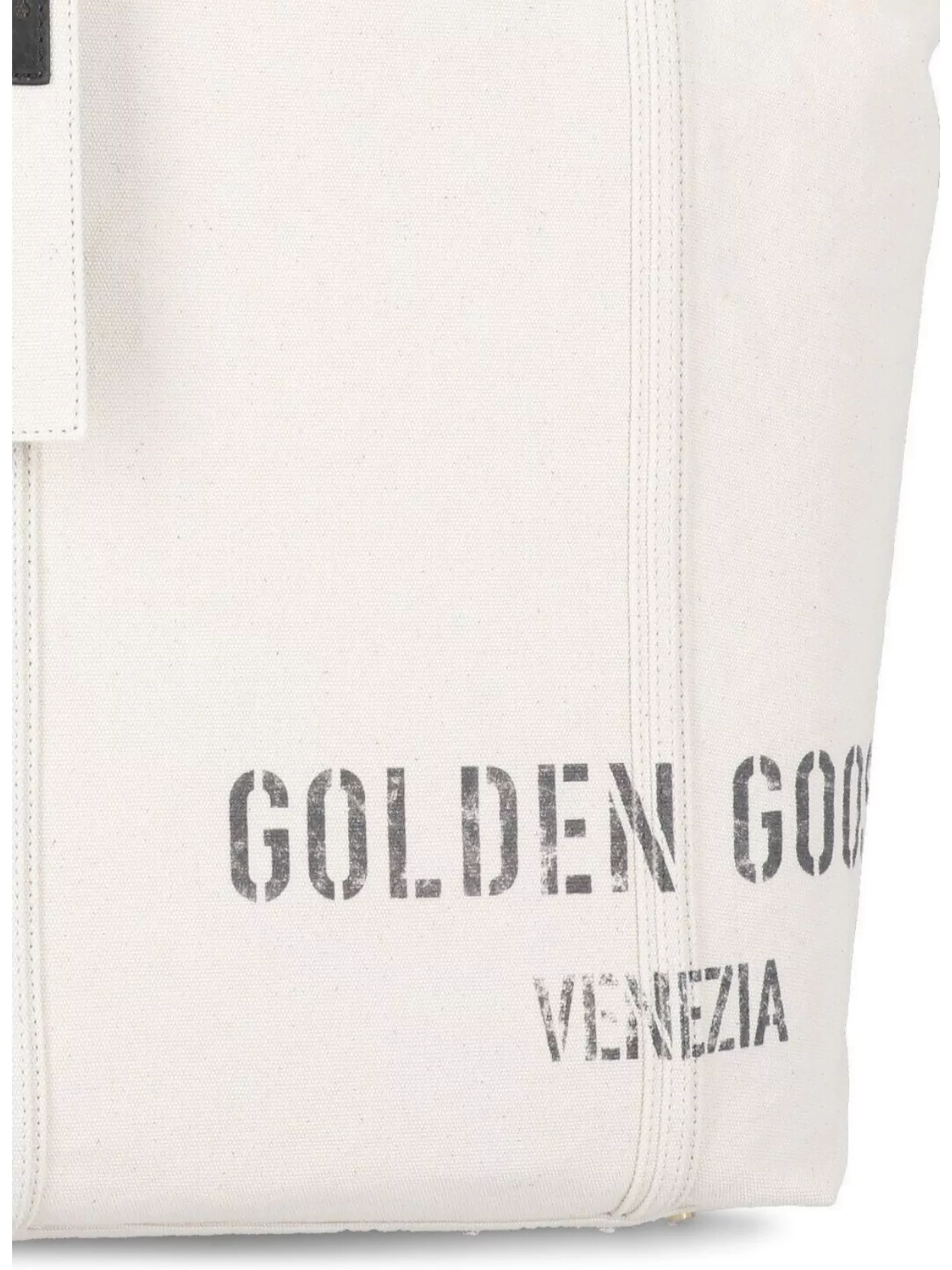 Golden Goose Canvas Shopper Bag Removable Strap