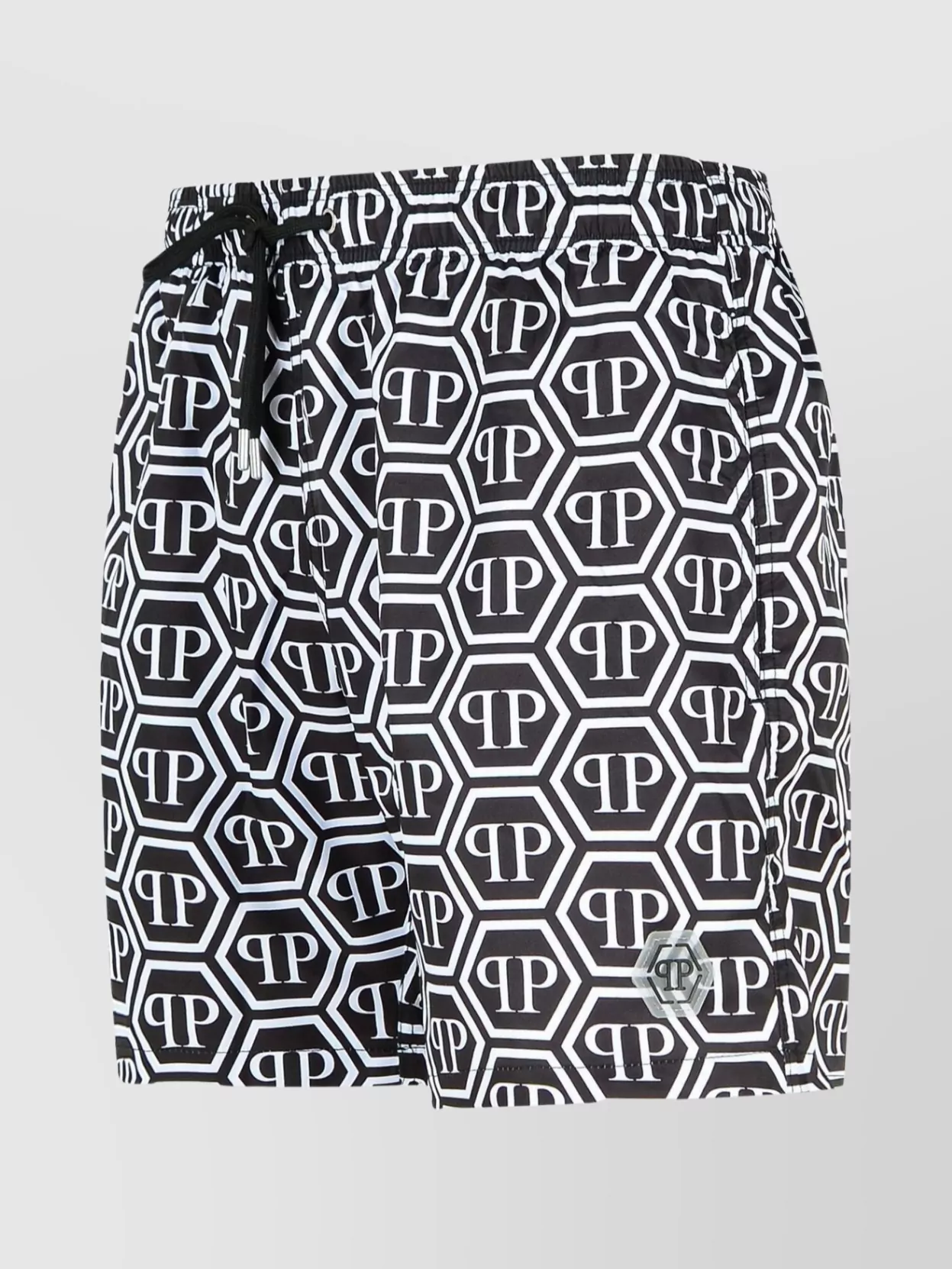 Philipp Plein Printed Polyester Swim Trunks