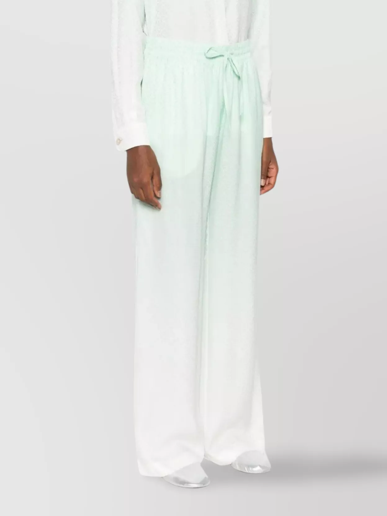 Casablanca Monogram Wide Leg Trousers